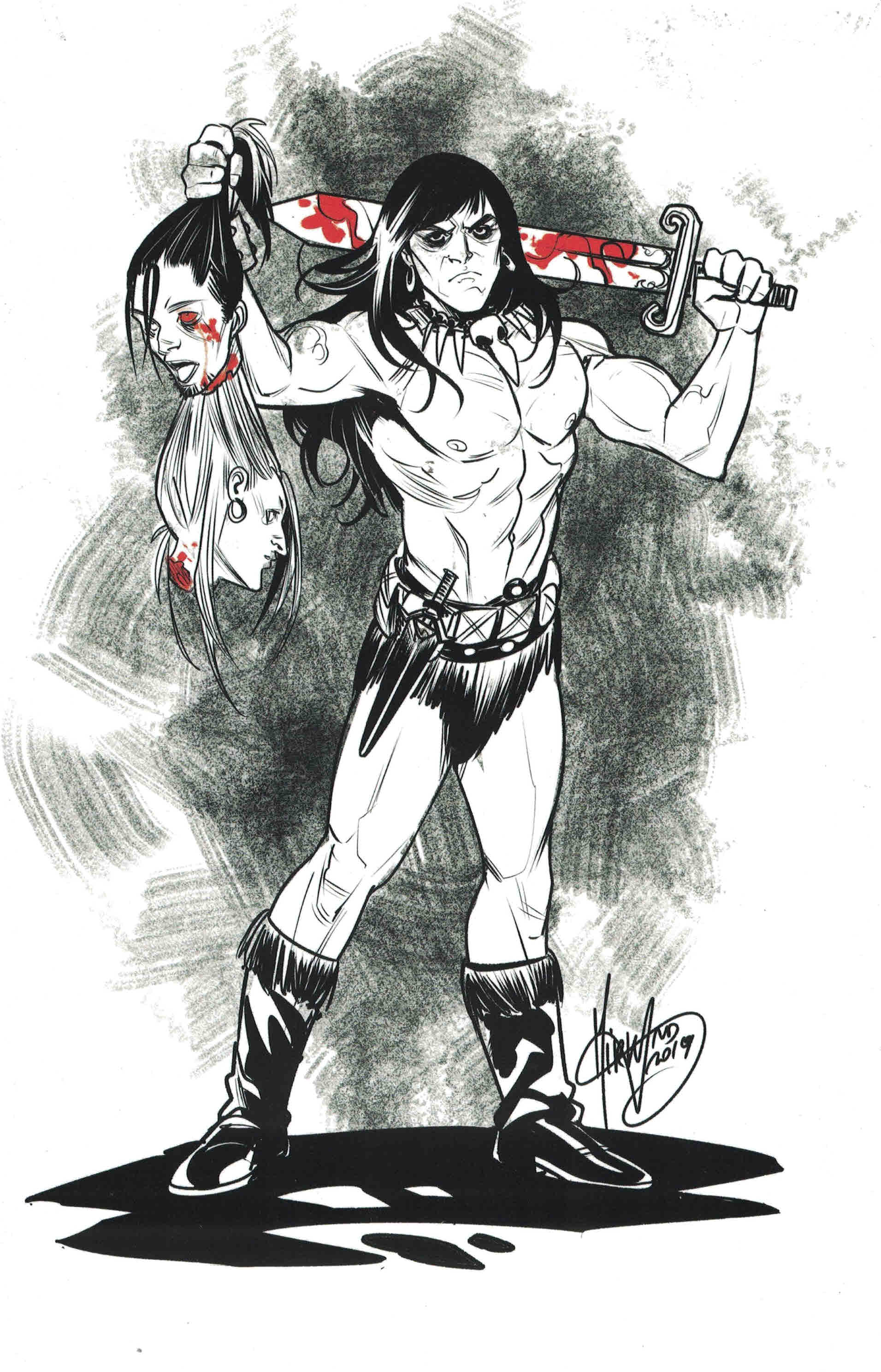 Cimmerian People of Black Circle #1 1:10 Mirka Andolfo Virgin Variant Ablaze