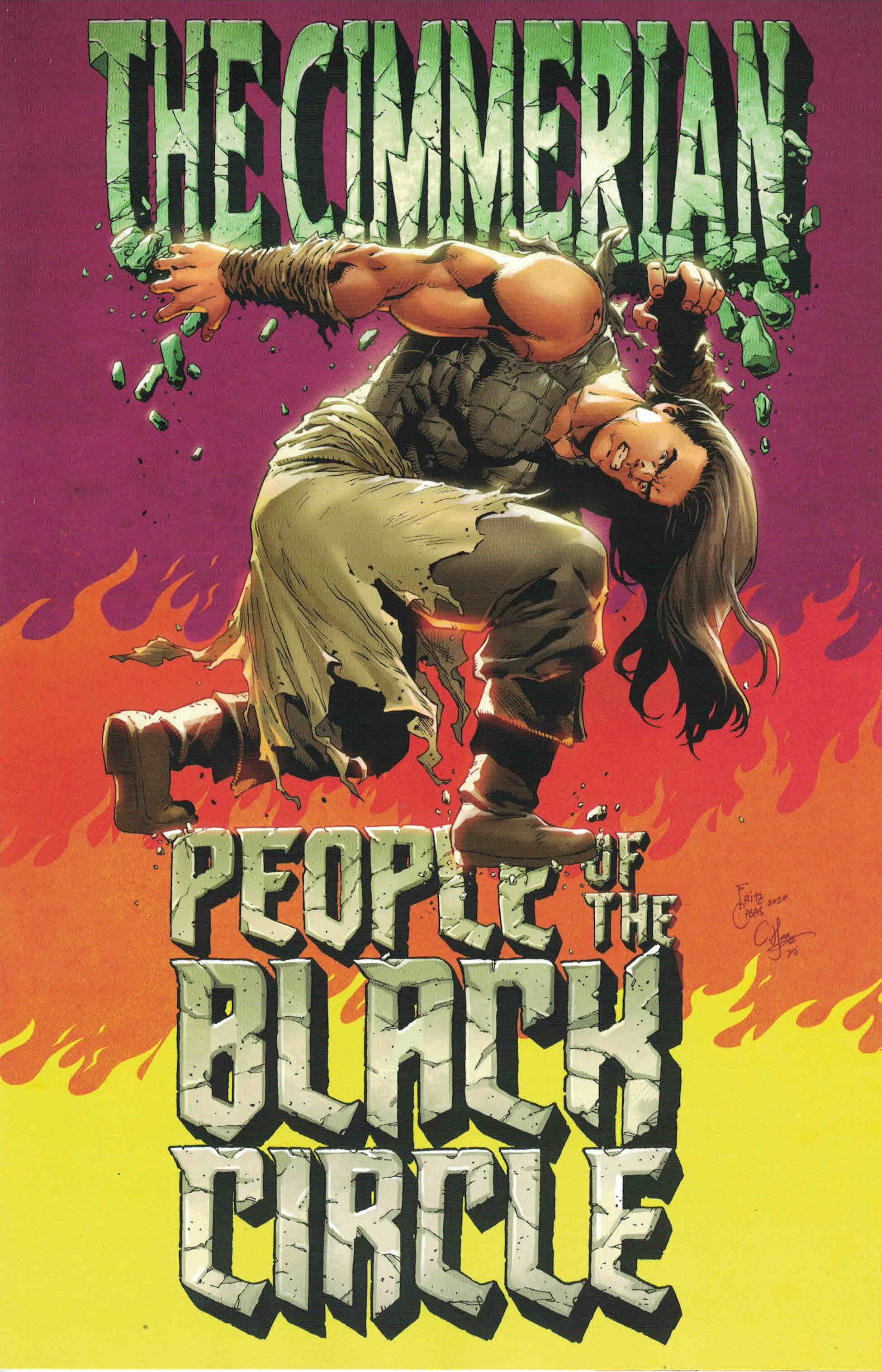 Cimmerian People of the Black Circle #3 1:10 Fritz Casas Virgin Variant 2020
