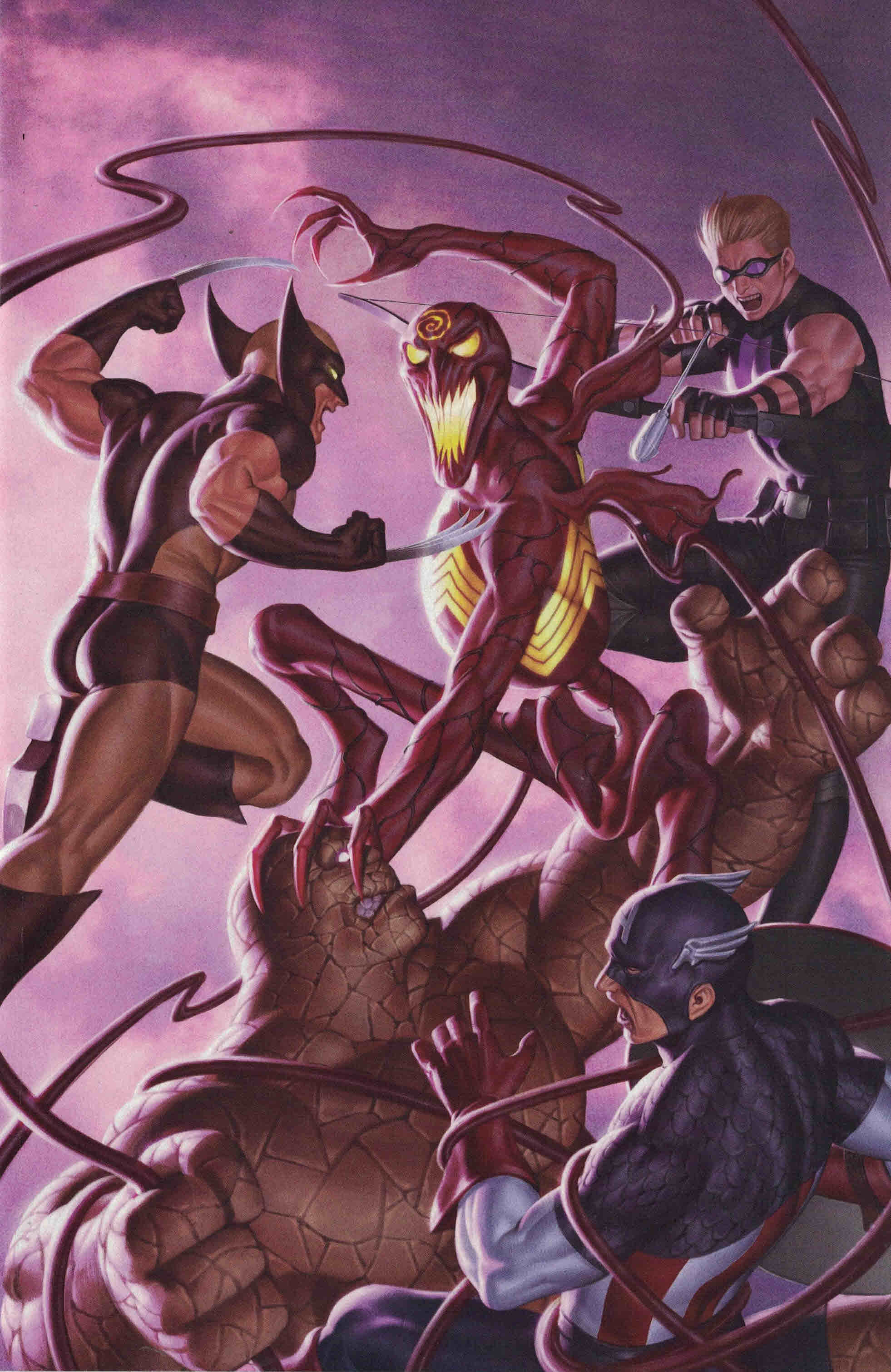 Absolute Carnage Avengers #1 1:100 Jung-Geun Yoon Virgin Variant Marvel 2019