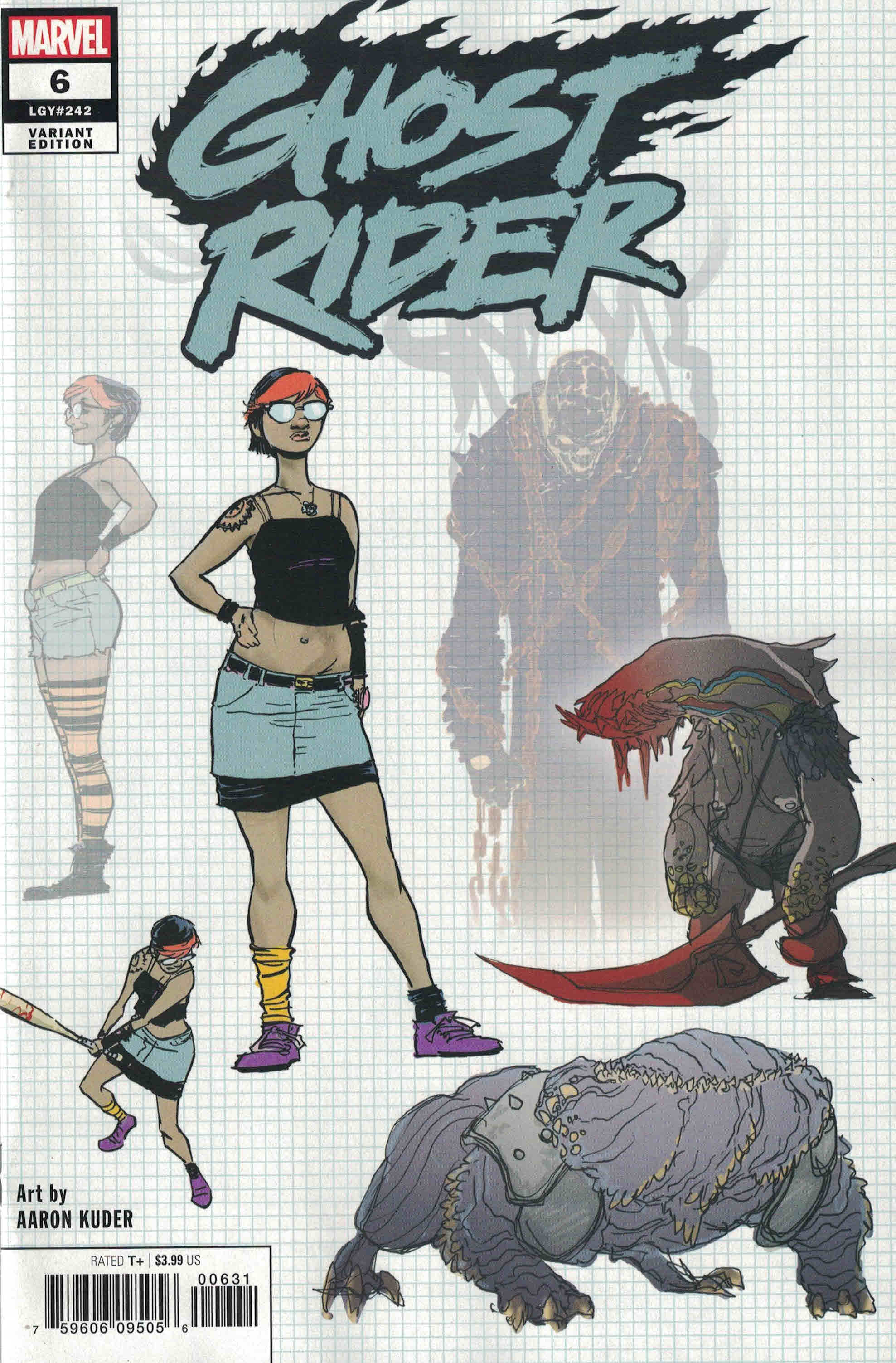 Ghost Rider #6 1:10 Aaron Kuder Variant Marvel 2019