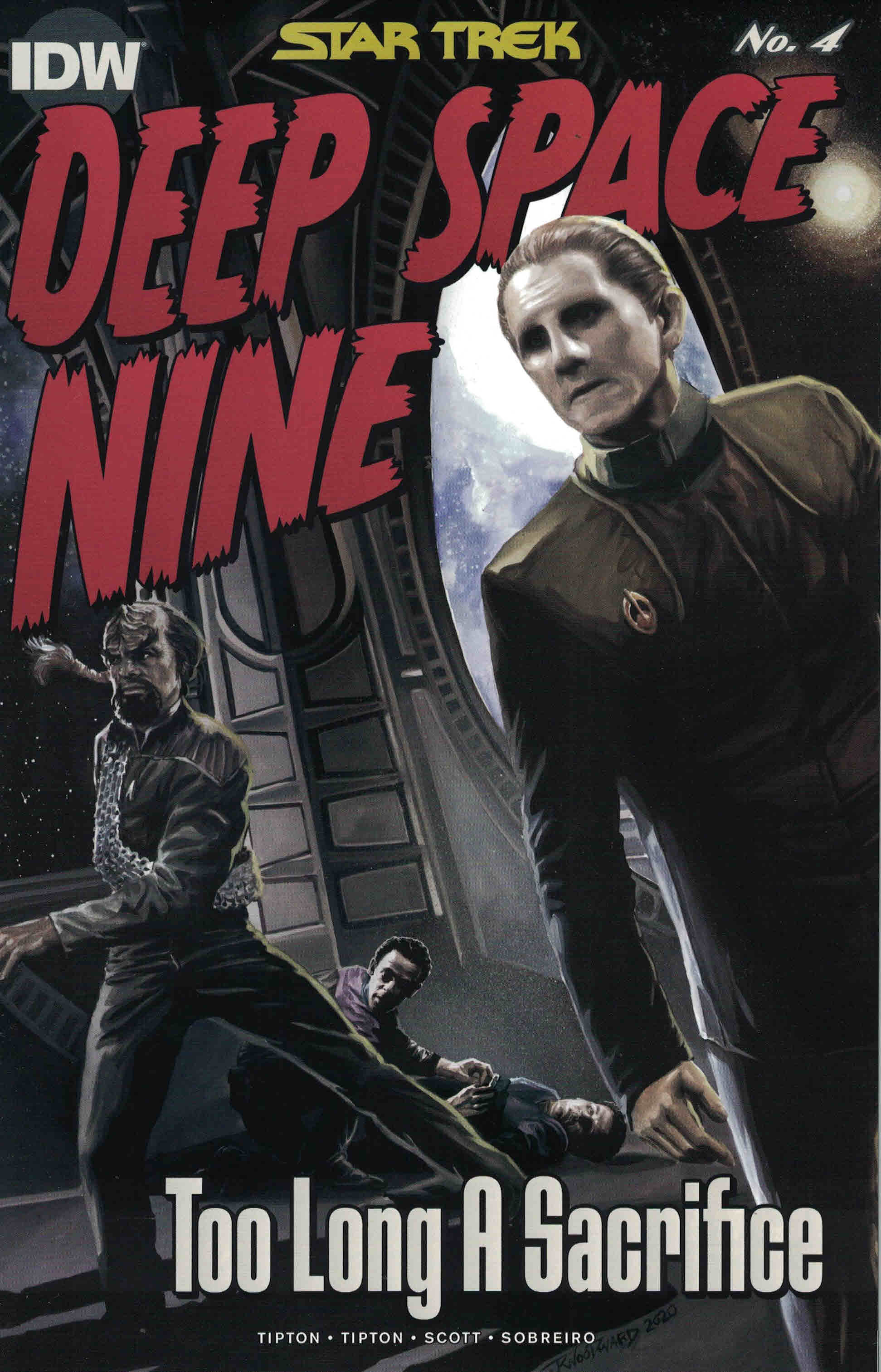 Star Trek Deep Space Nine Too Long A Sacrifice #4 1:10 JK Woodward IDW 2020