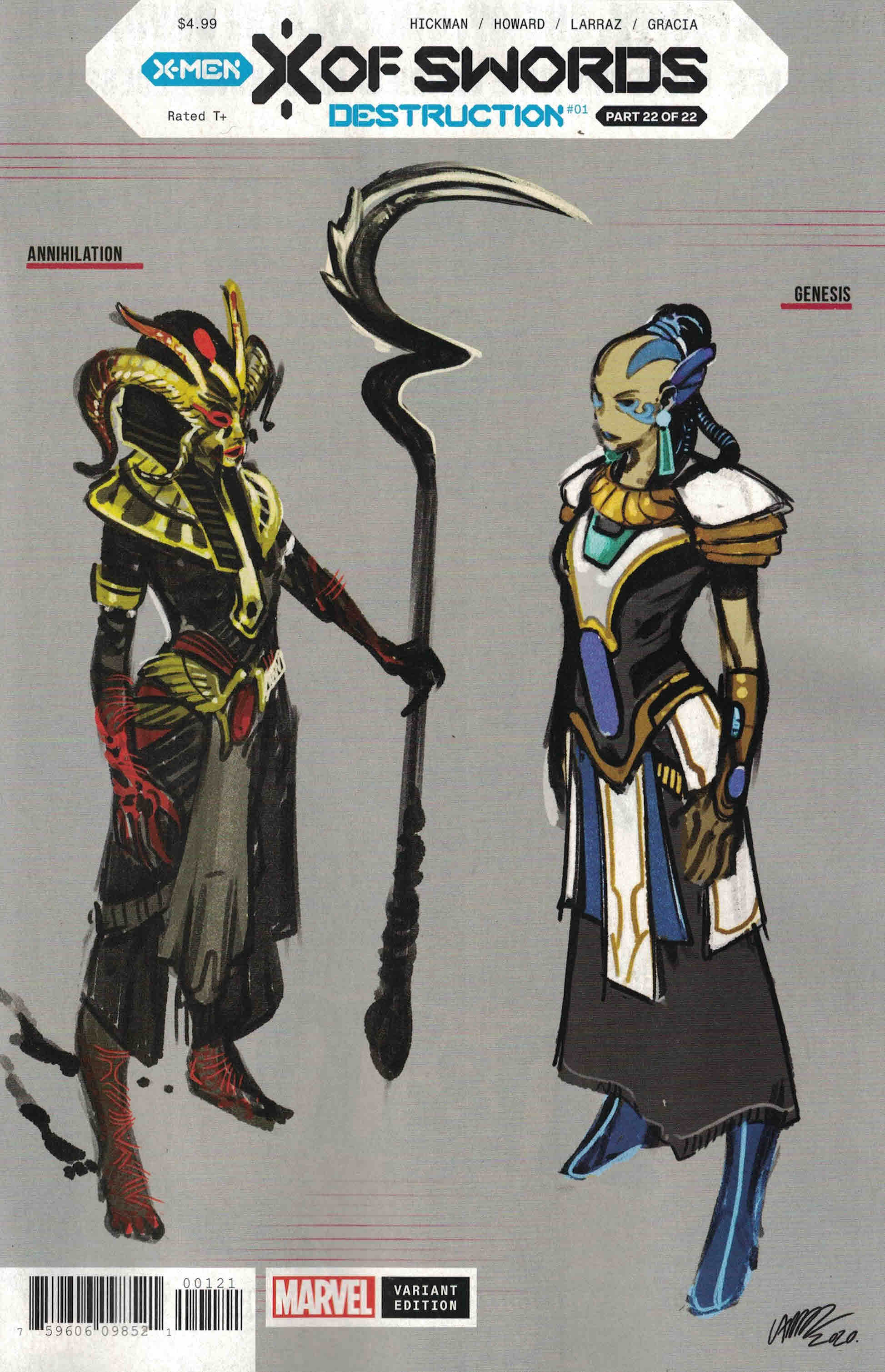 X of Swords Destruction #1 1:10 Retailer Incentive Design Variant Marvel 2020