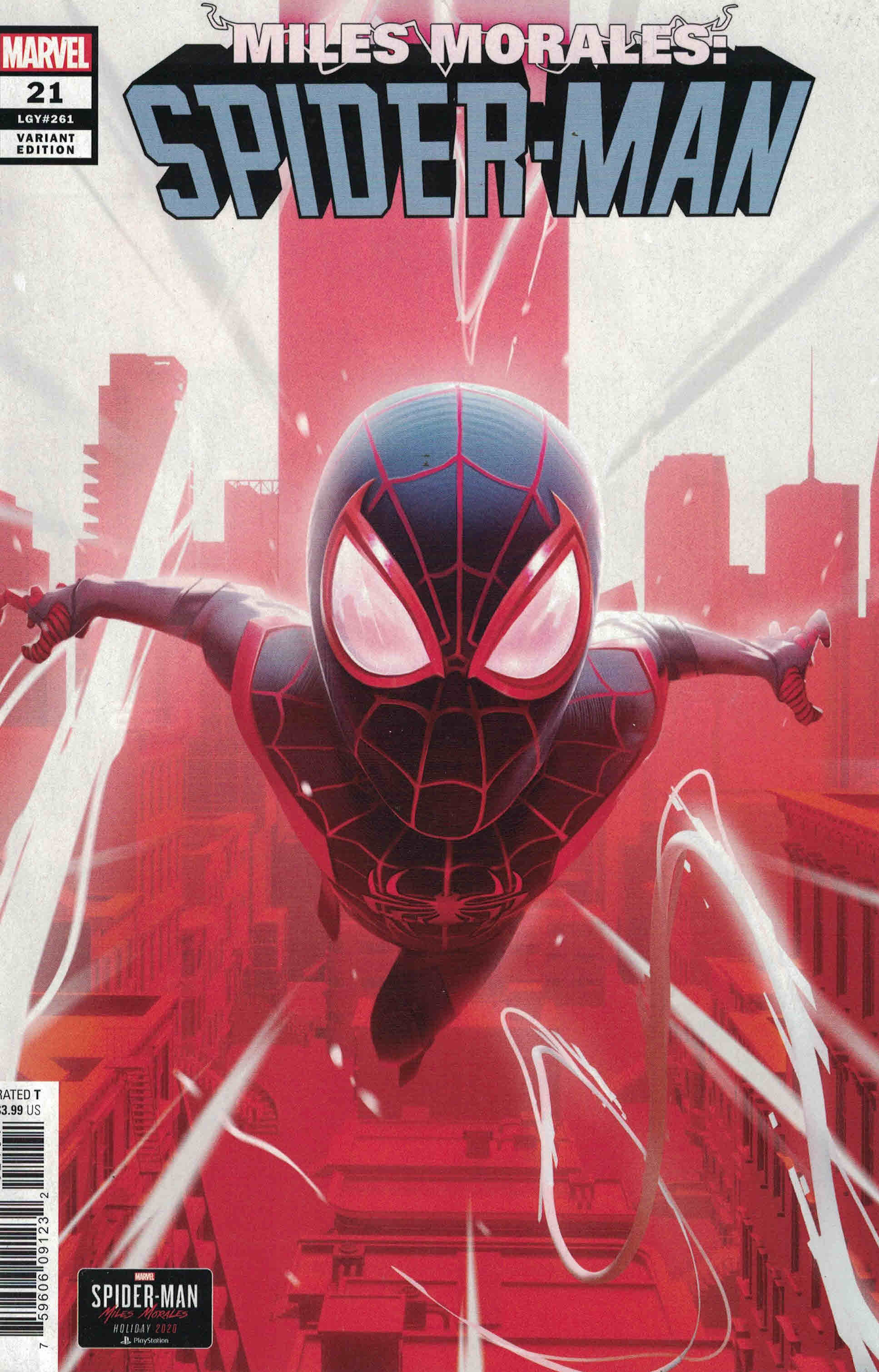 Miles Morales Spider-Man #21 1:10 Brian Horton Variant Marvel 2019 Saladin