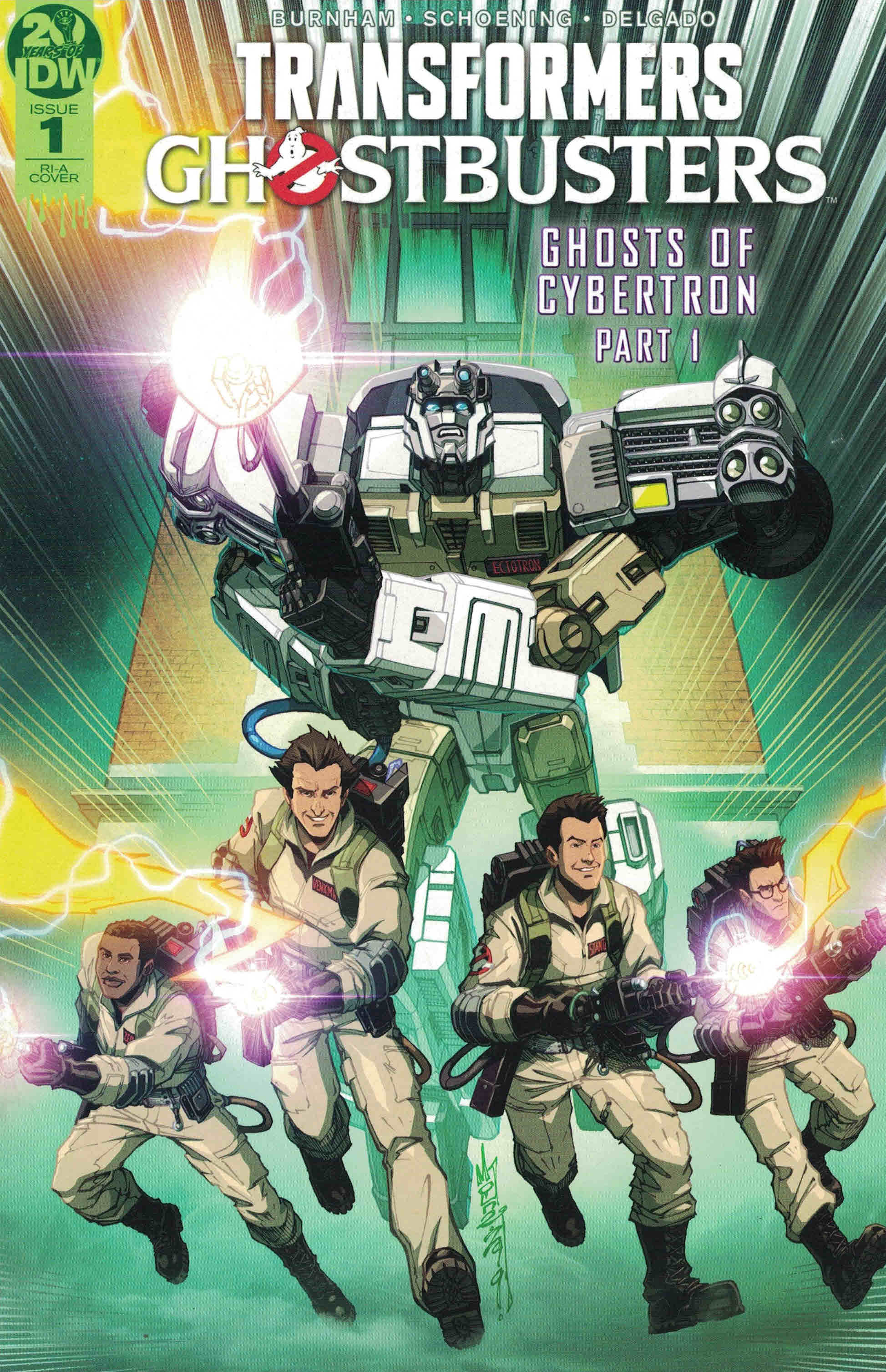 その他 Transformers Ghostbusters Graphic Novel Transformers Ghostbusters #1 1:10 Alex Milne Variant IDW 2019