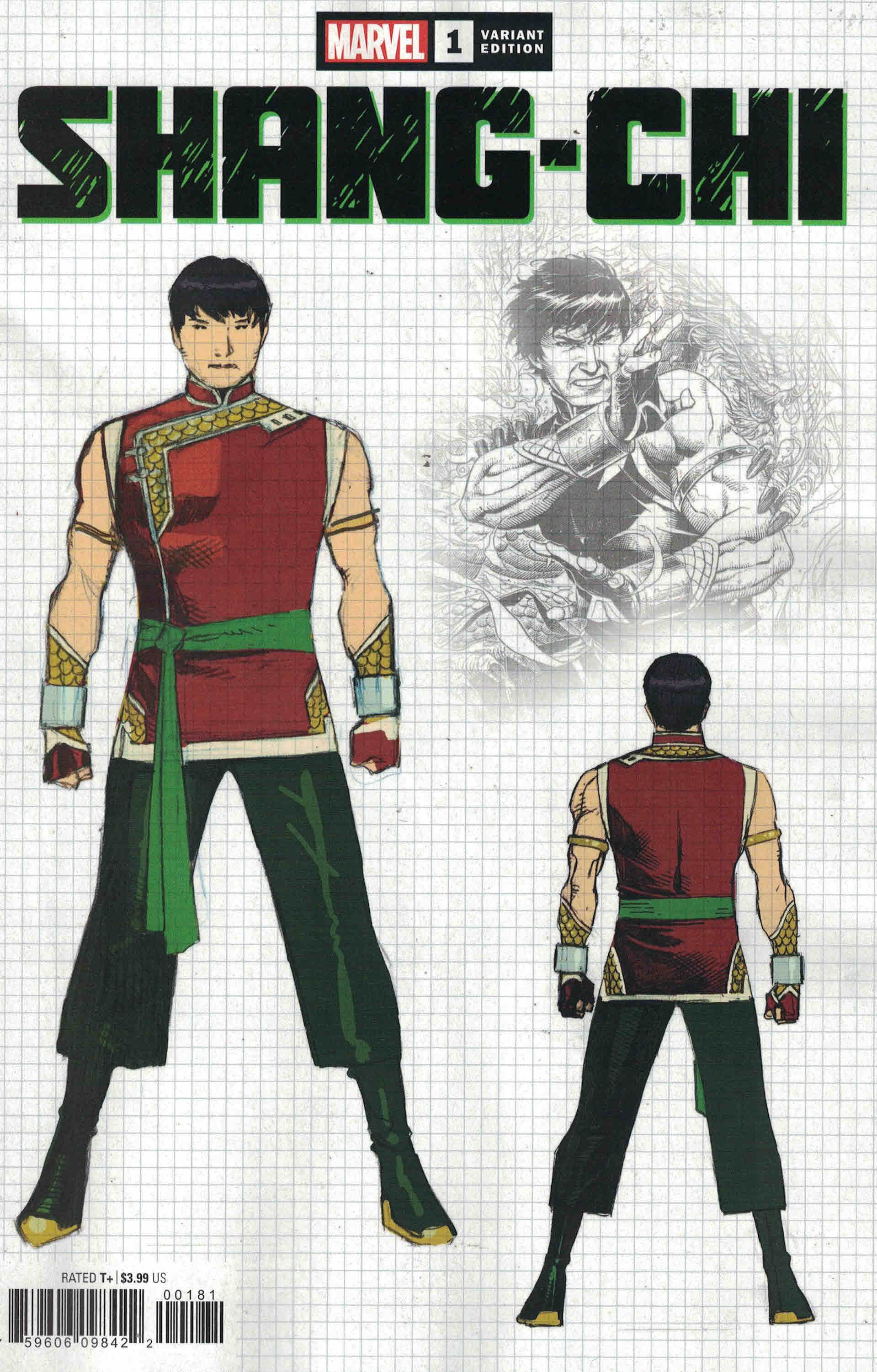 Shang-Chi #1 1:10 Jim Cheung Design Variant Marvel 2020