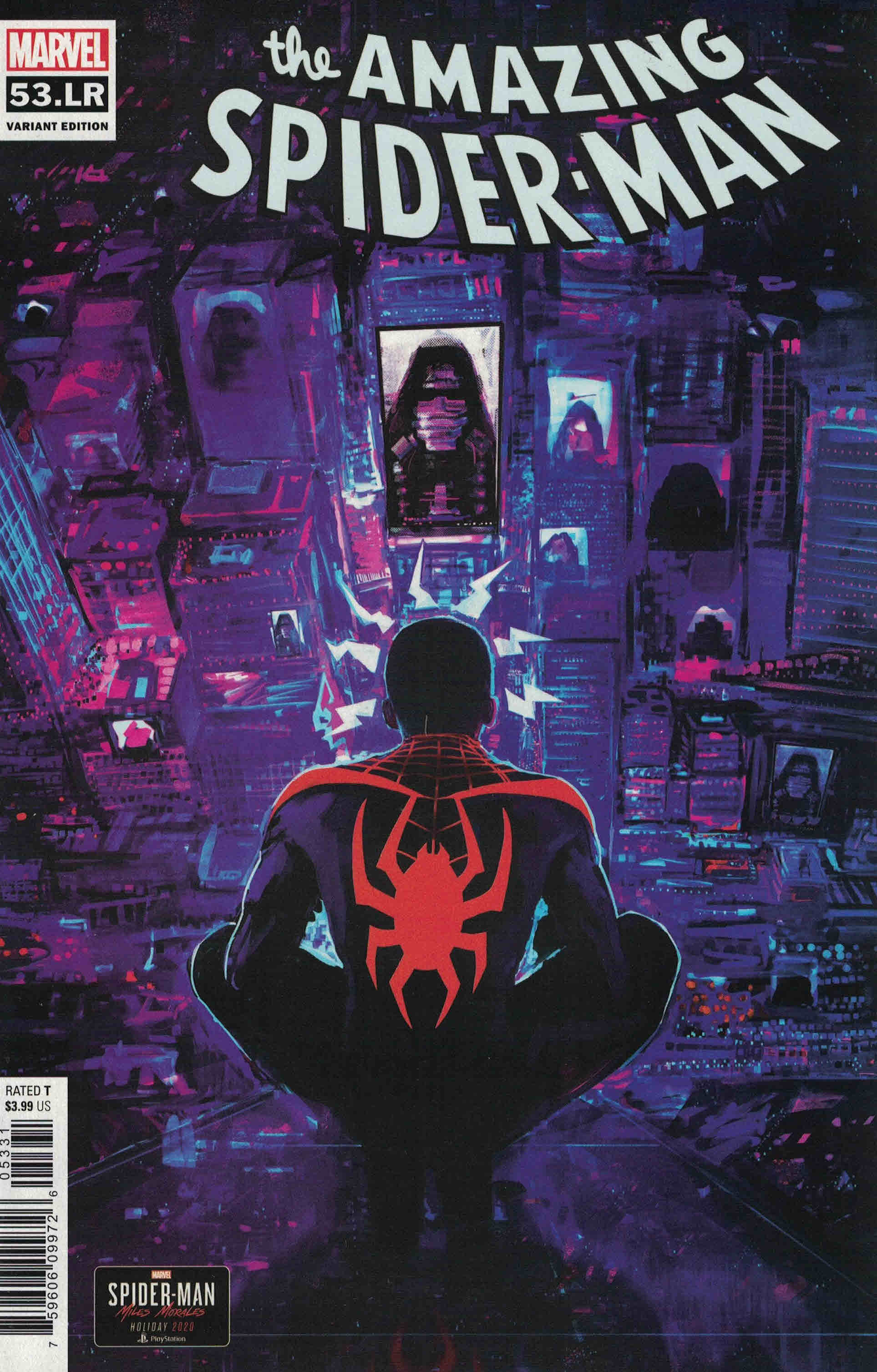 Amazing Spider-Man #53 LR 1:10 Miles Morales Variant Marvel 2018