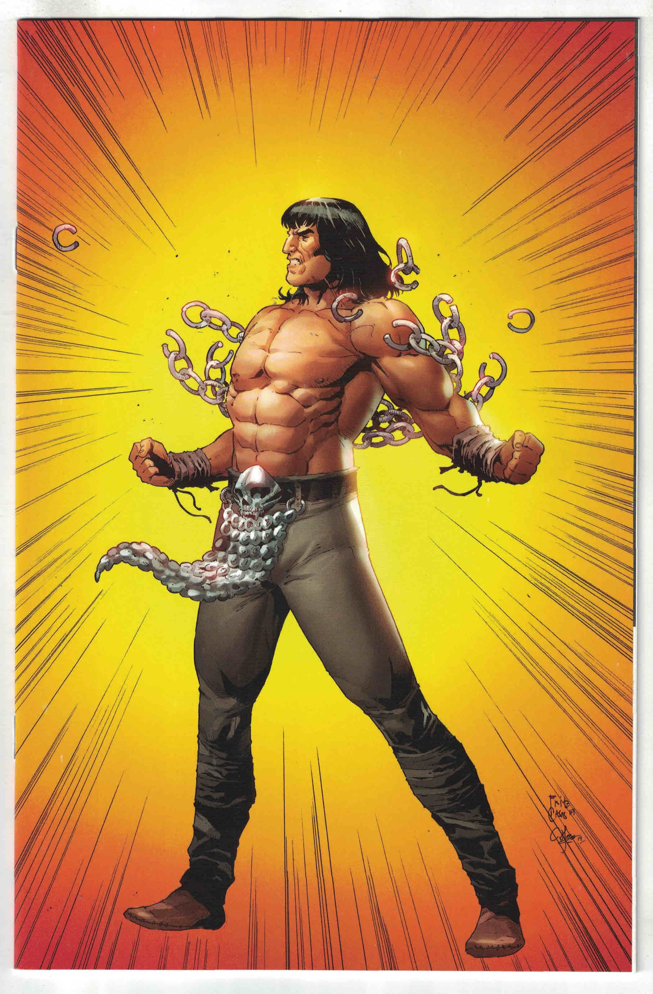 Cimmerian Red Nails #1 1:10 Fritz Casas Virgin Variant Ablaze 2020 VF/NM