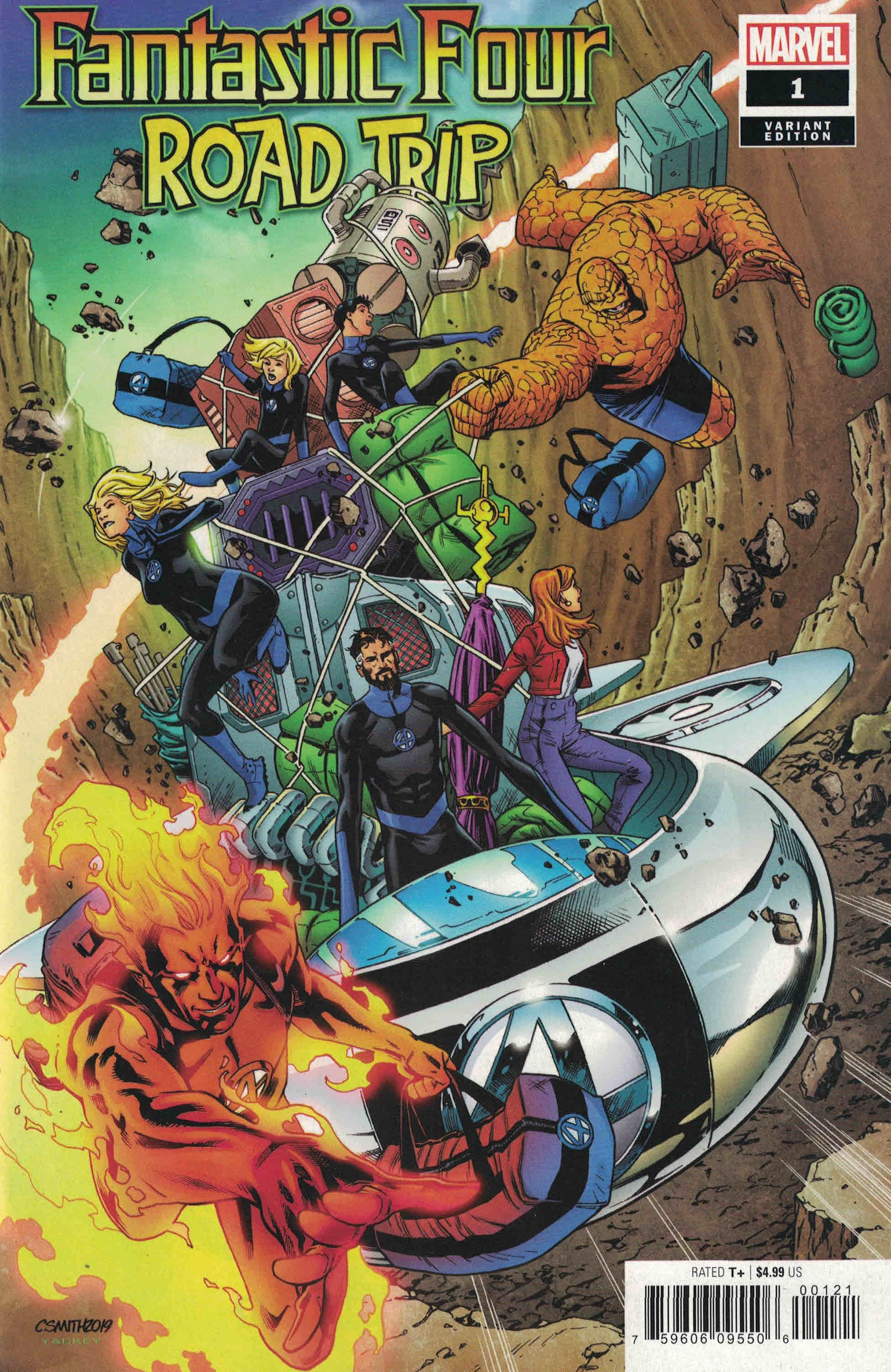Fantastic Four Road Trip #1 1:25 Cory Smith Variant Marvel 2020
