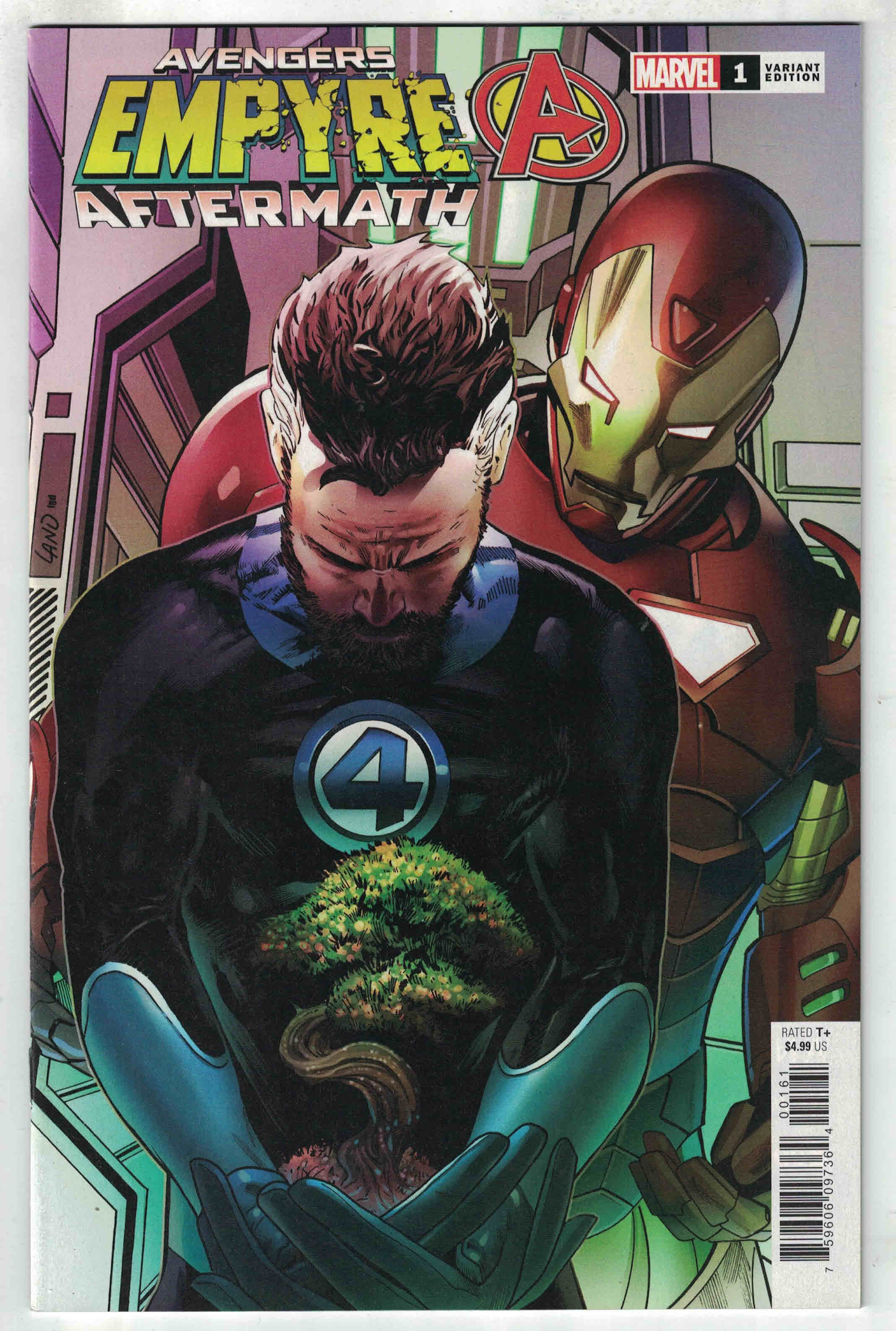 Empyre Aftermath #1 Greg Land Variant Marvel 2020 Iron Man Reed Richards VF/NM