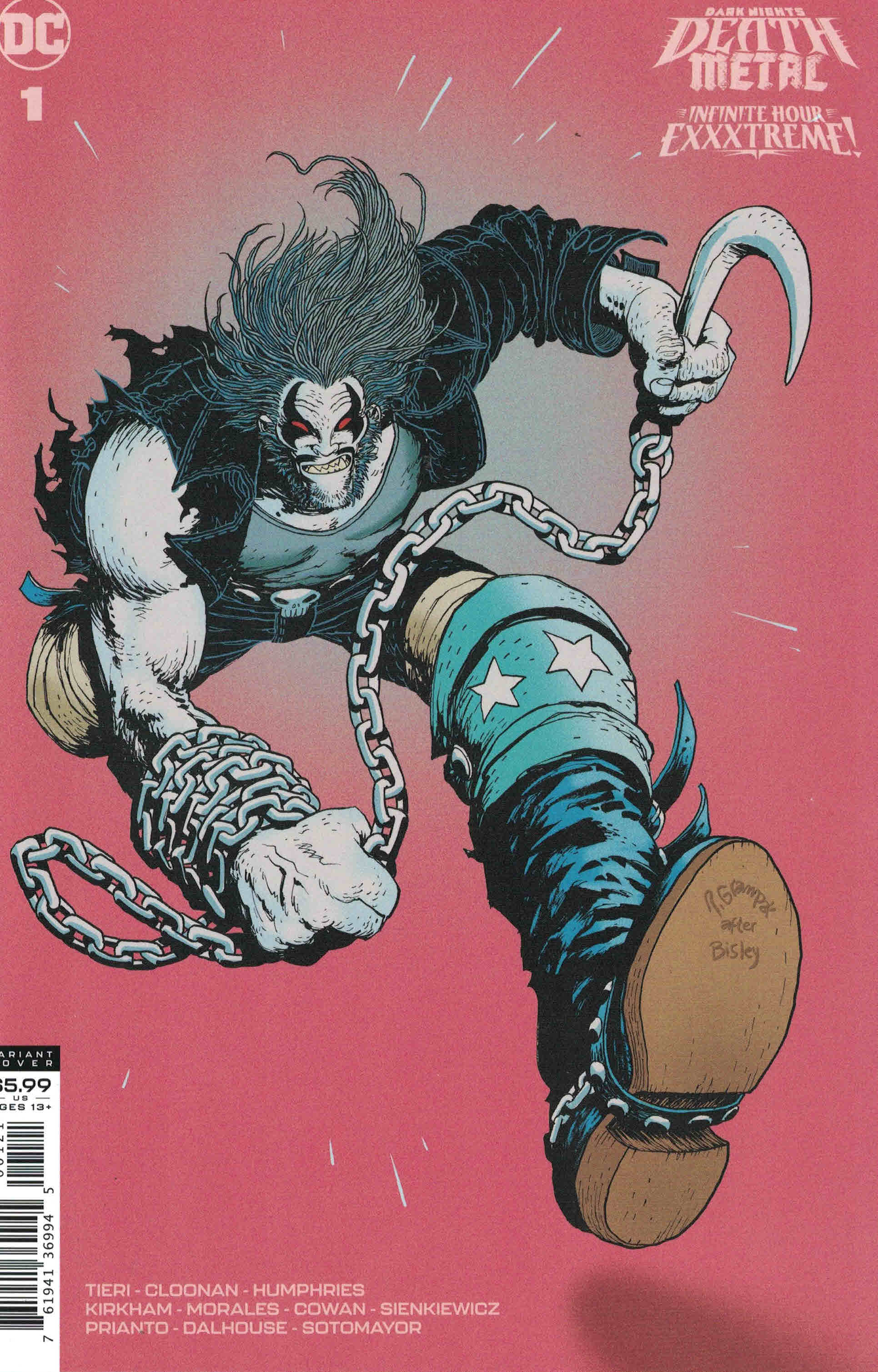 Dark Nights Death Metal Infinite Hour Exxxtreme! 1:25 Grampa Variant DC 2020