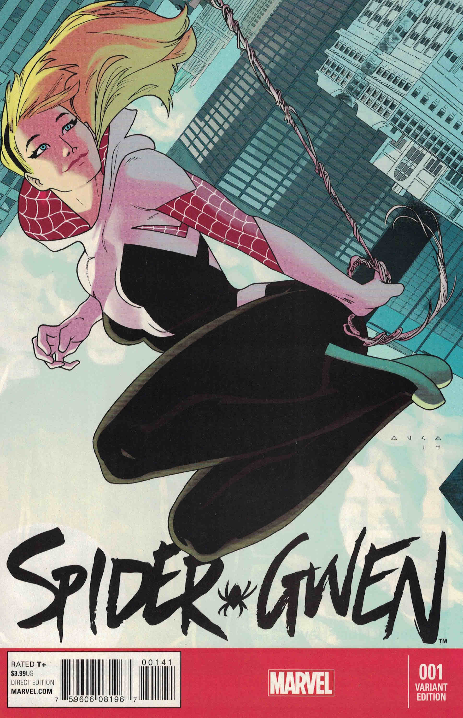 Spider-Gwen #1 1:25 Kris Anka Variant Marvel 2015