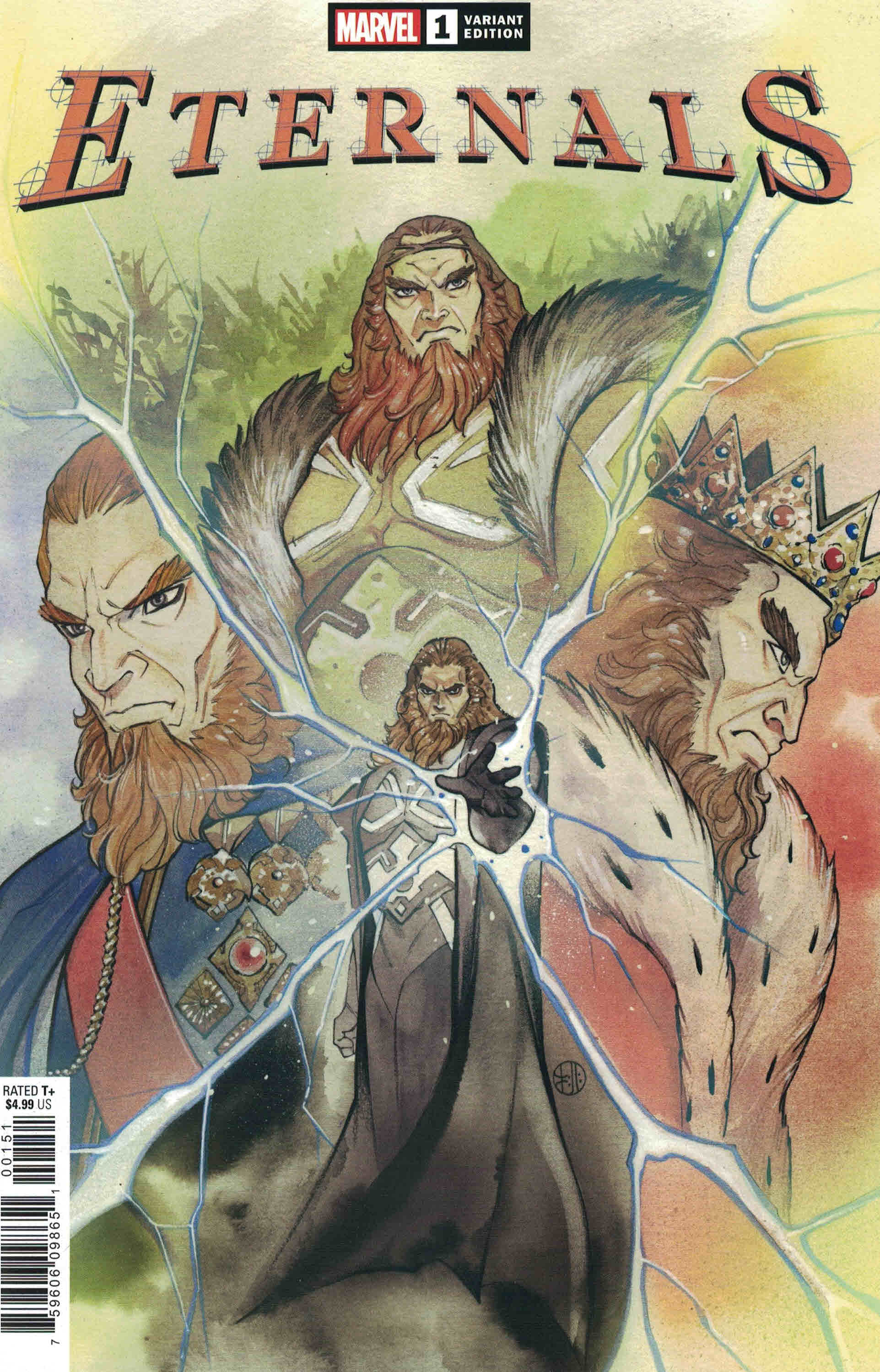 Eternals #1 1:50 Peach Momoko Variant Marvel 2021 Kieron Gillen Esad Ribic