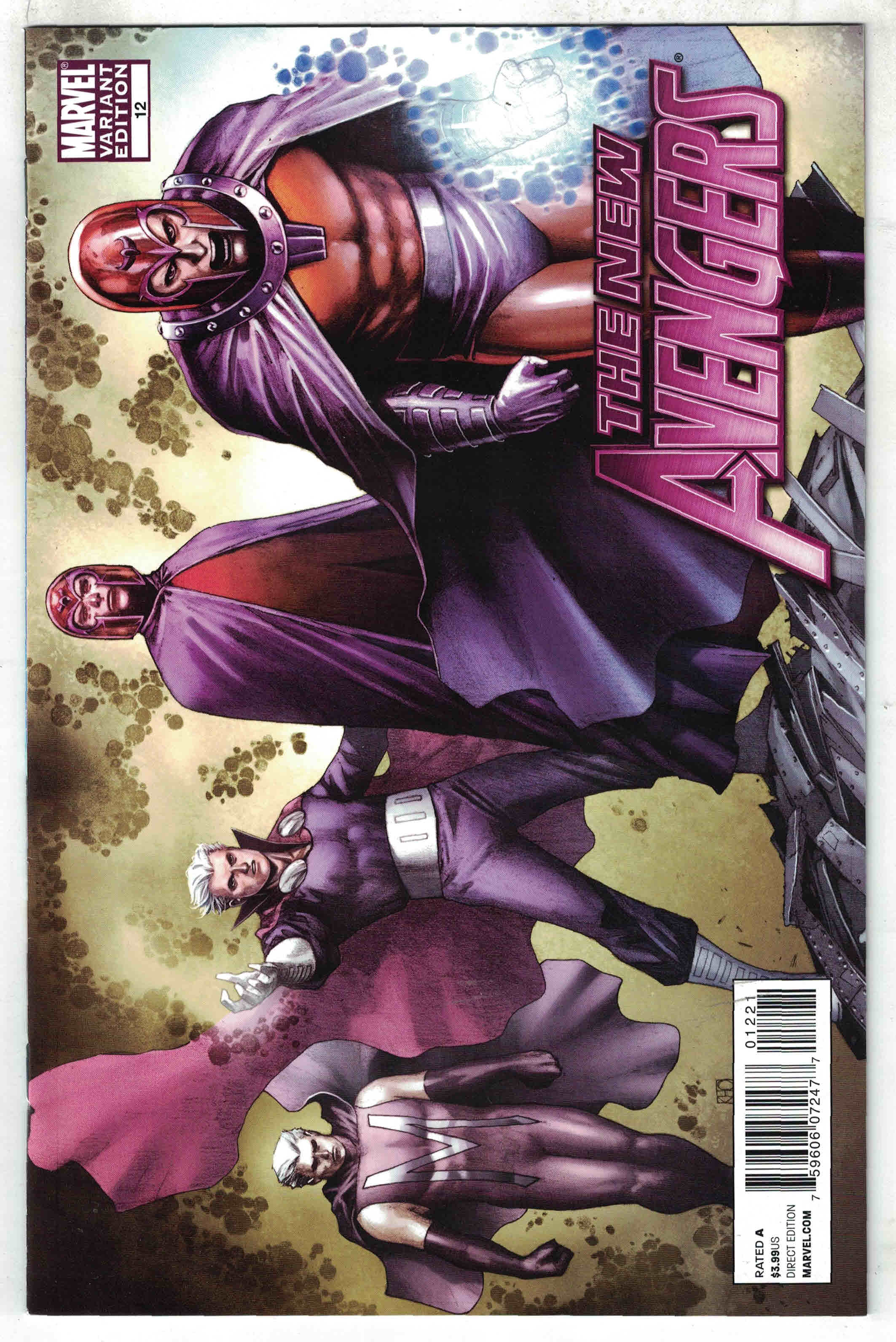 New Avengers #12 1:20 Koi Pham X-Men Evolutions Variant Marvel 2010 VF/NM