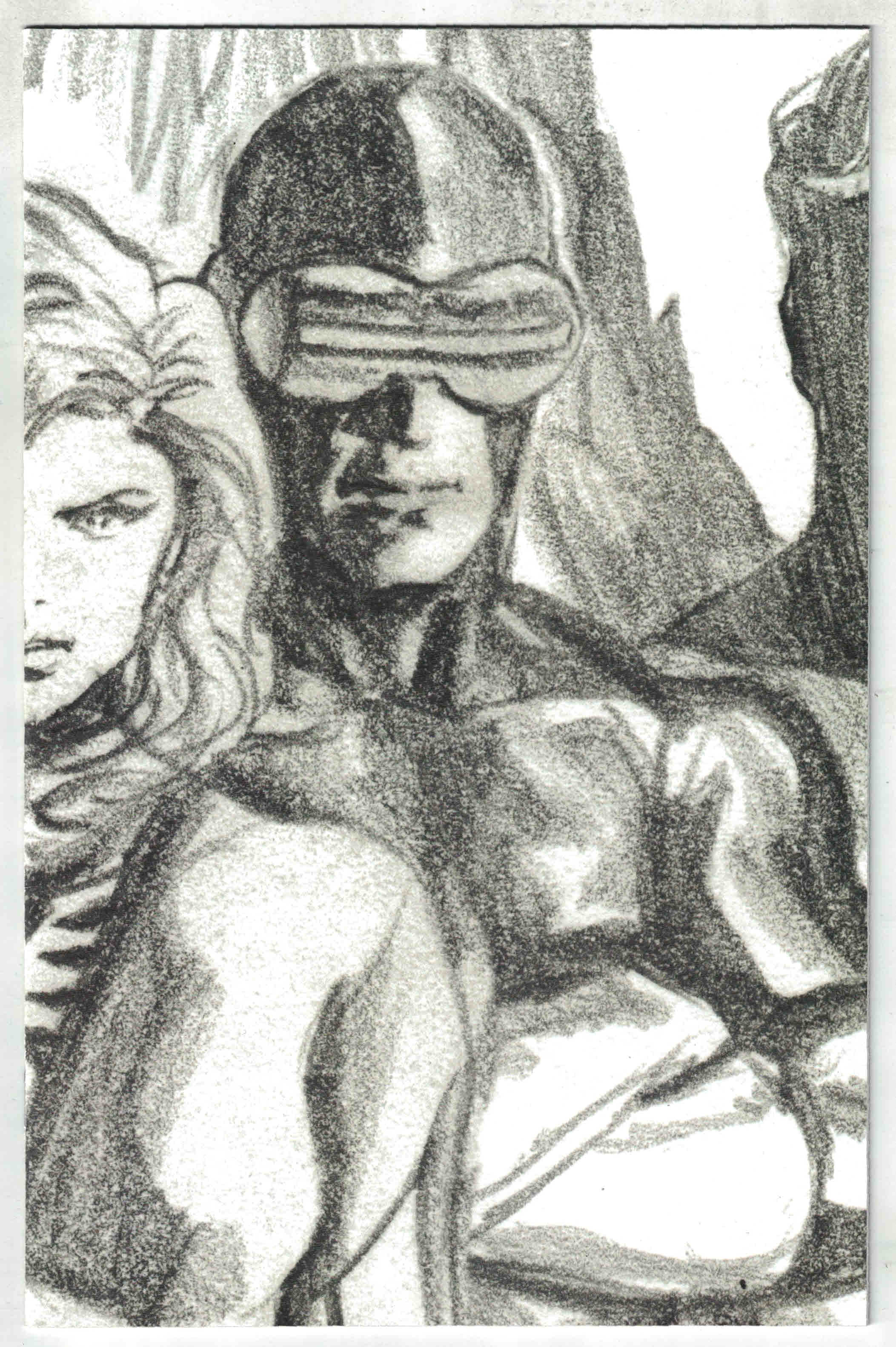 X-Men #13 1:100 Alex Ross Timeless B&W Virgin Sketch Variant 2020 Cyclops VF/NM