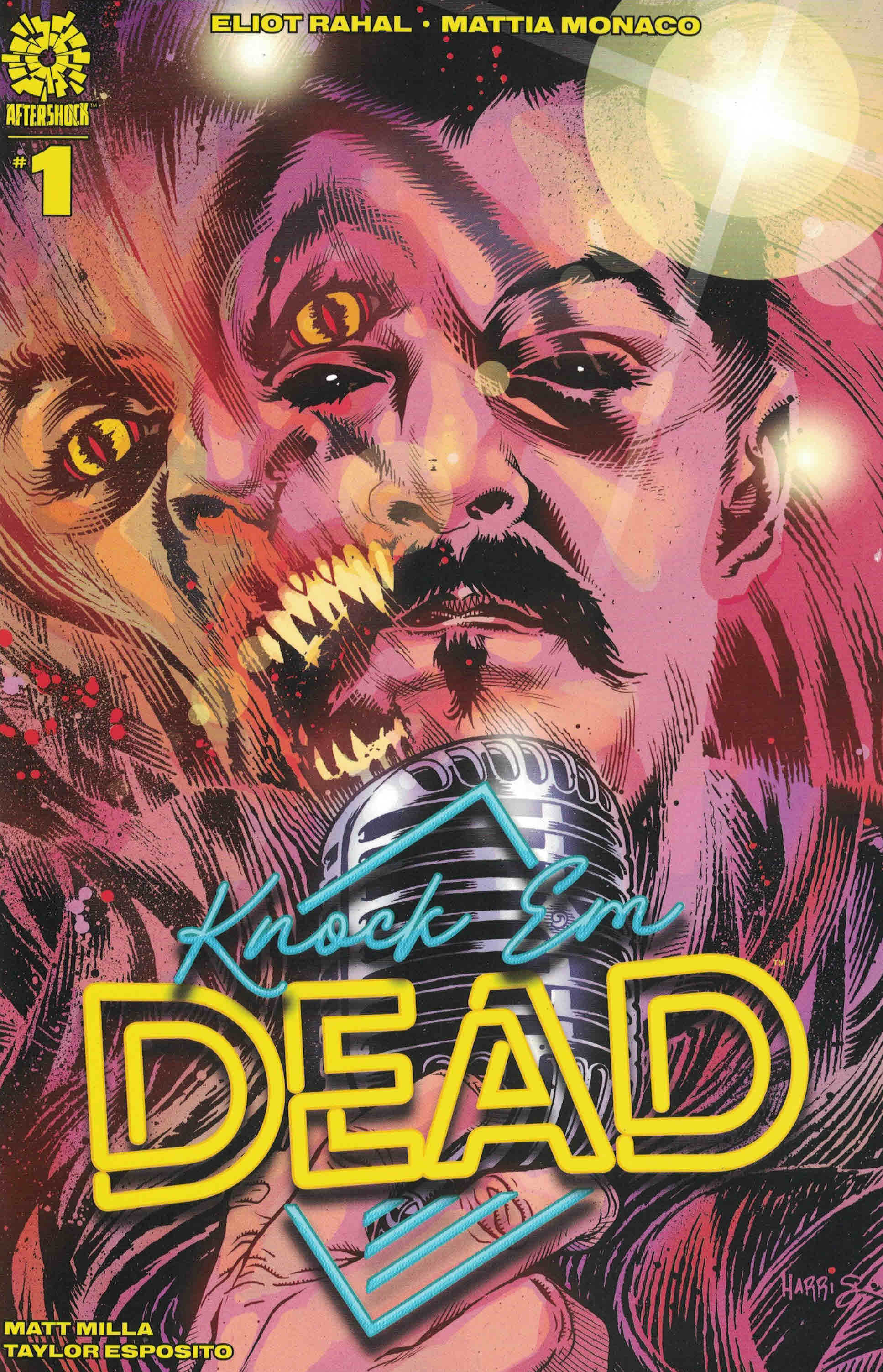 Knock Em Dead #1 1:15 Tony Harris Variant Aftershock 2020