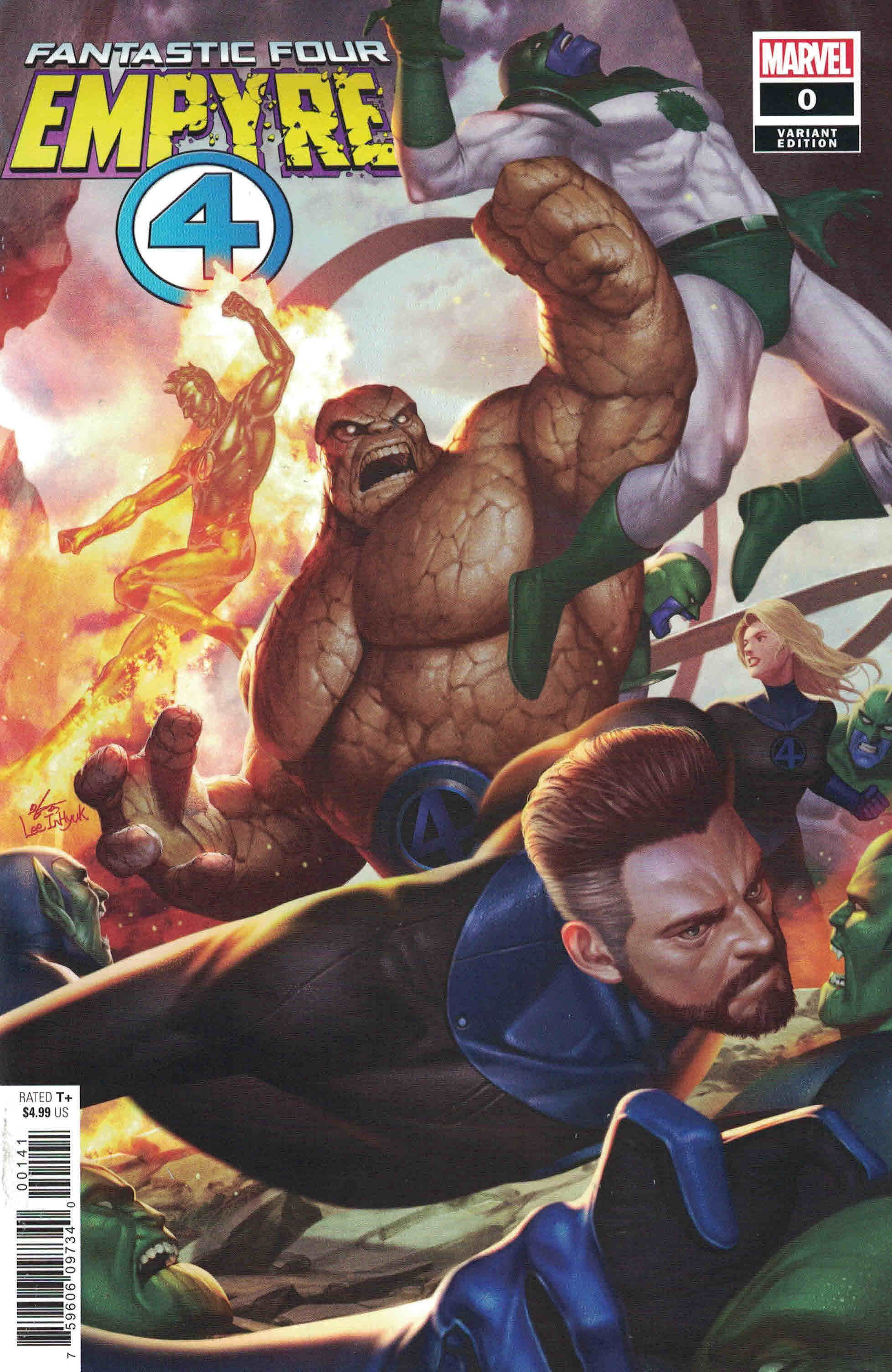 Empyre Fantastic Four #0 1:25 Lee In-Hyuk Variant Marvel 2020