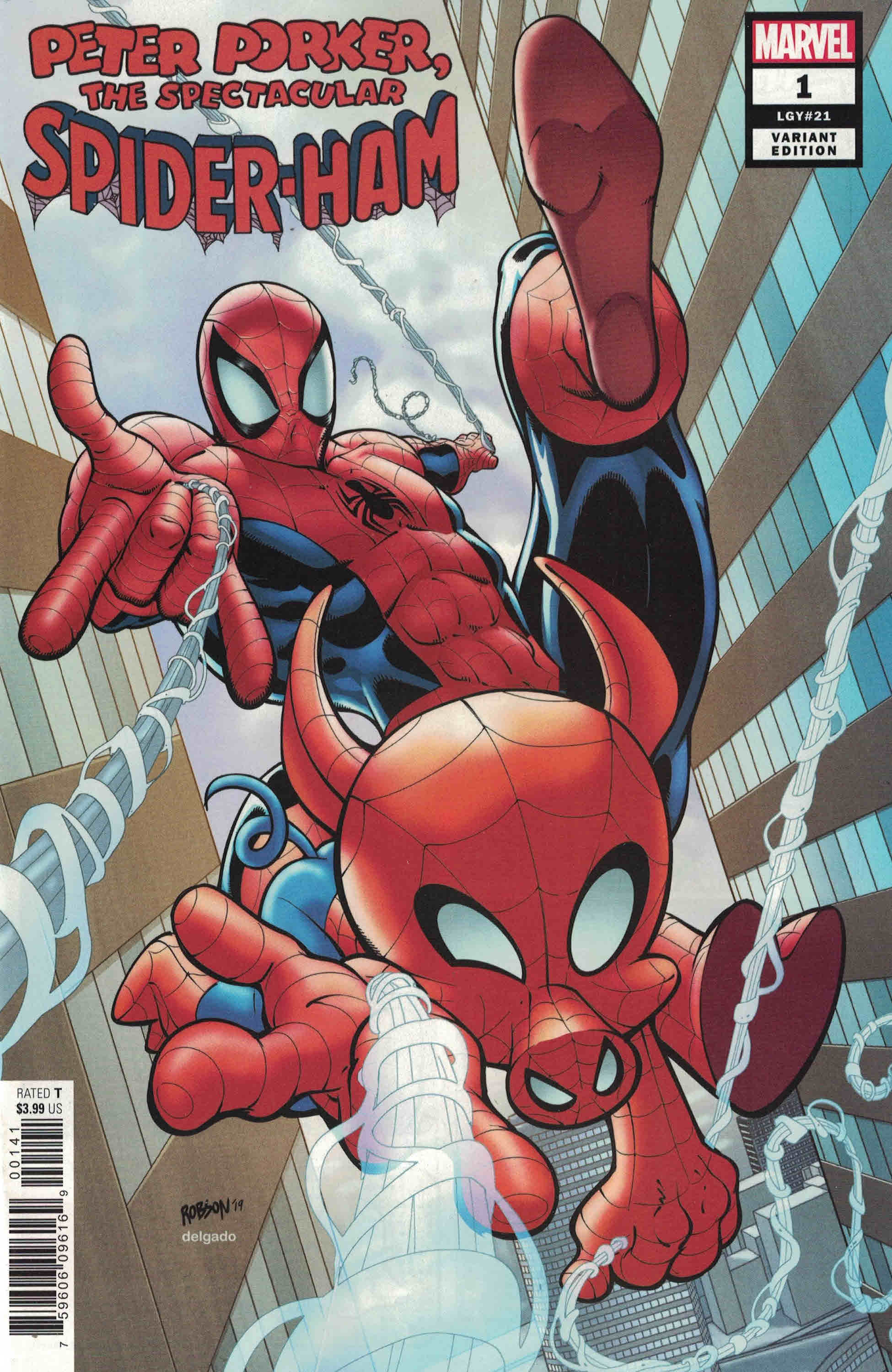 Peter Porker the Spectacular Spider-Ham #1 1:25 Will Robson Variant Marvel 2019