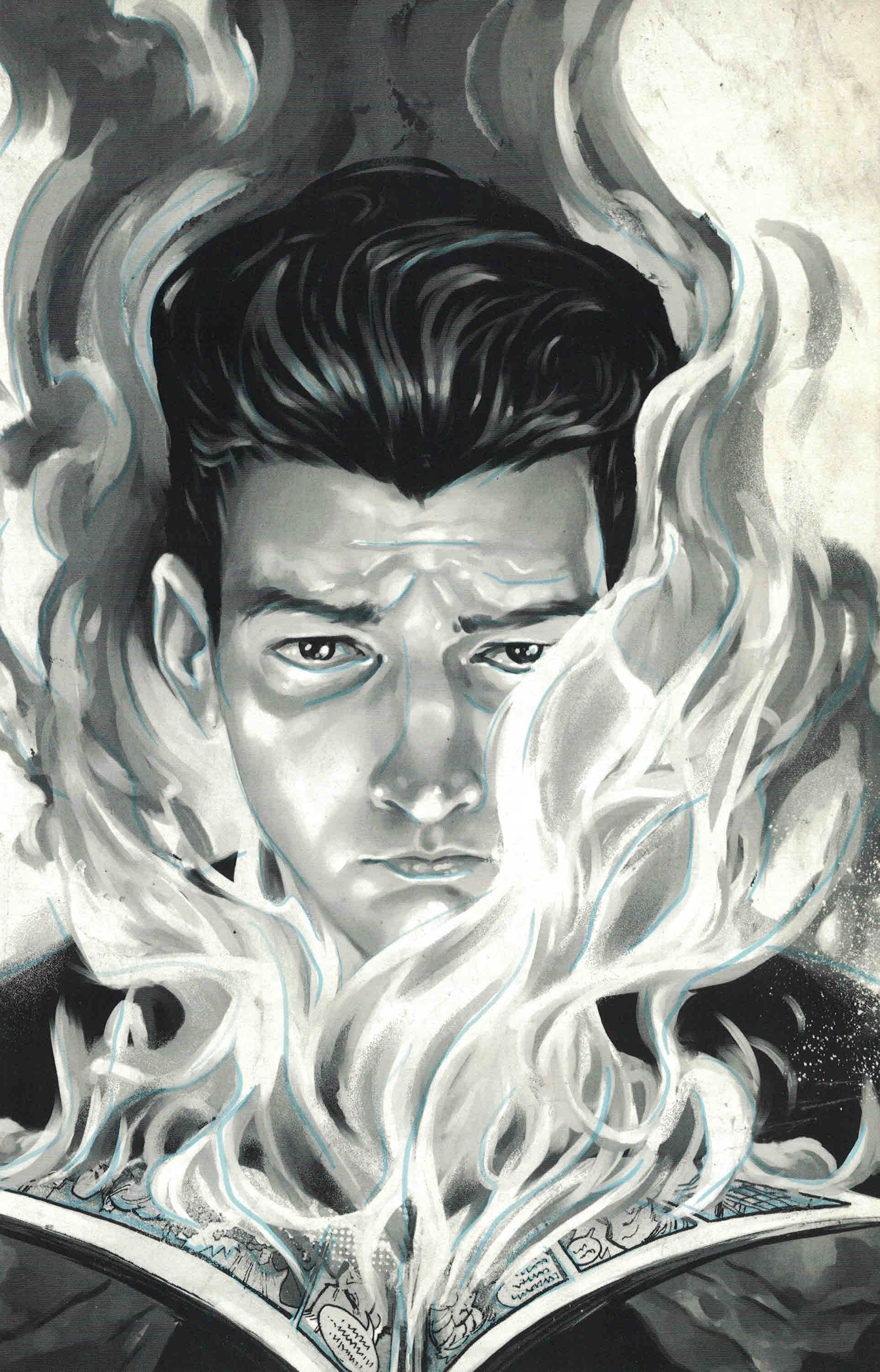 Crossover #2 1:25 Geoff Shaw B&W Virgin Variant Image 2020