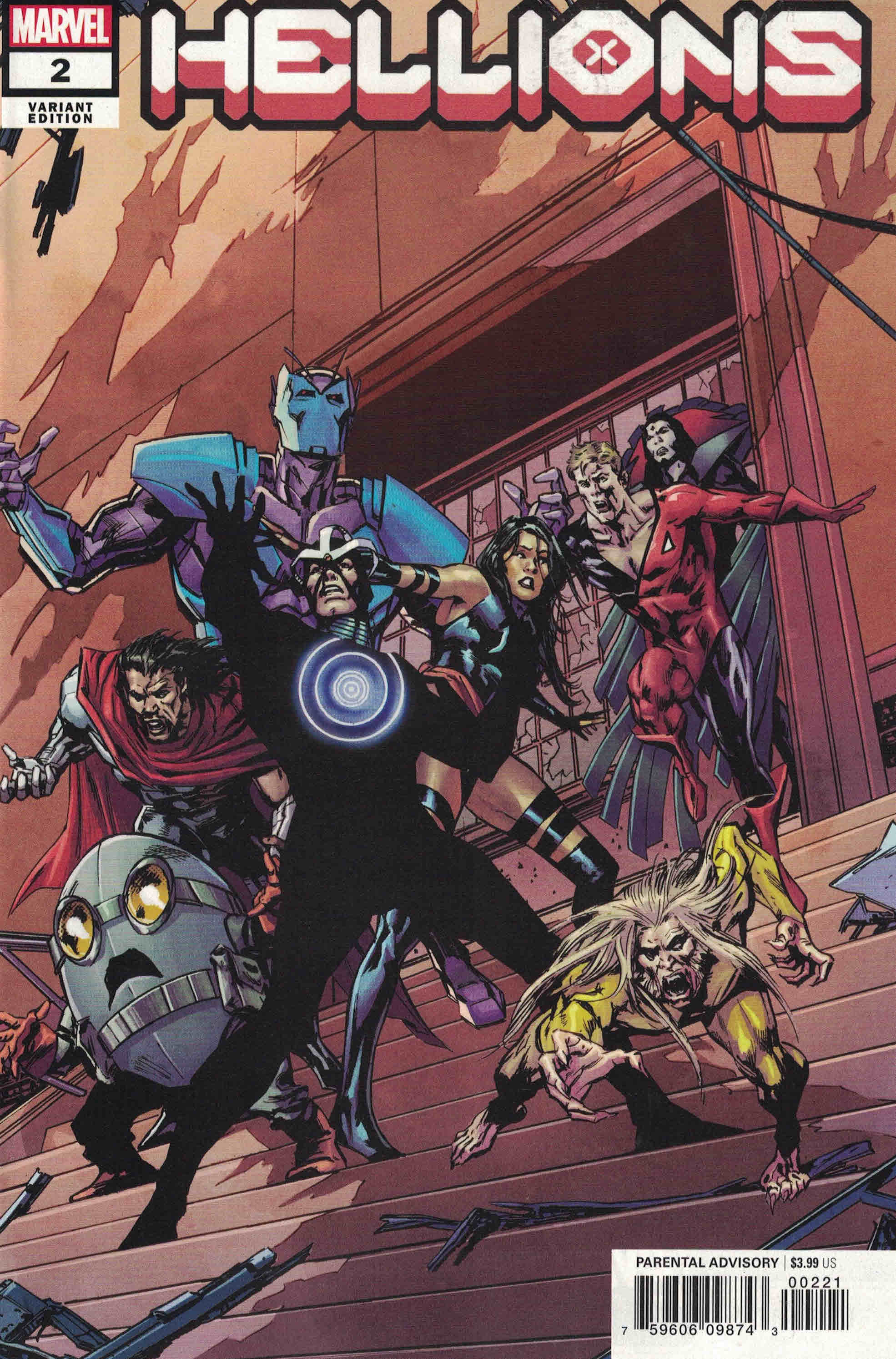 Hellions #2 1:25 Butch Guice Variant Marvel 2020 Zeb Wells Hickman Dawn X-Men DX