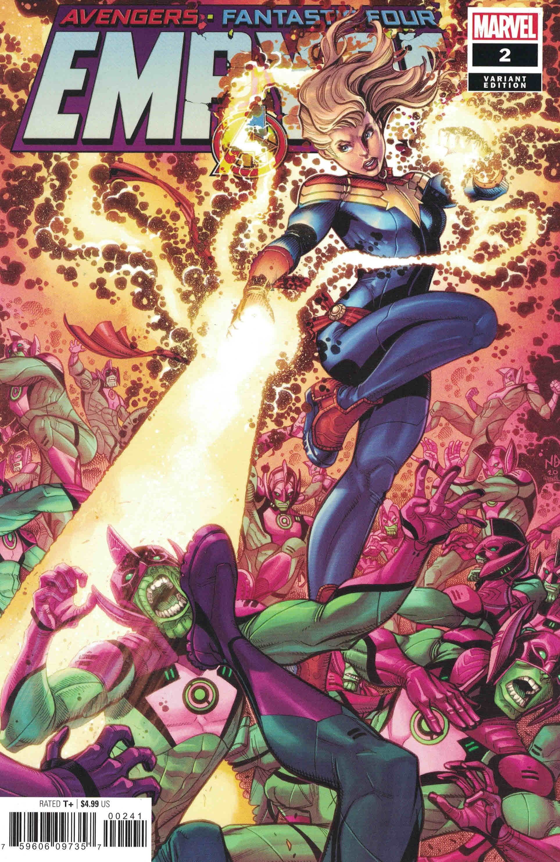 Empyre #2 1:50 Nick Bradshaw Variant Marvel 2020 Avengers FF