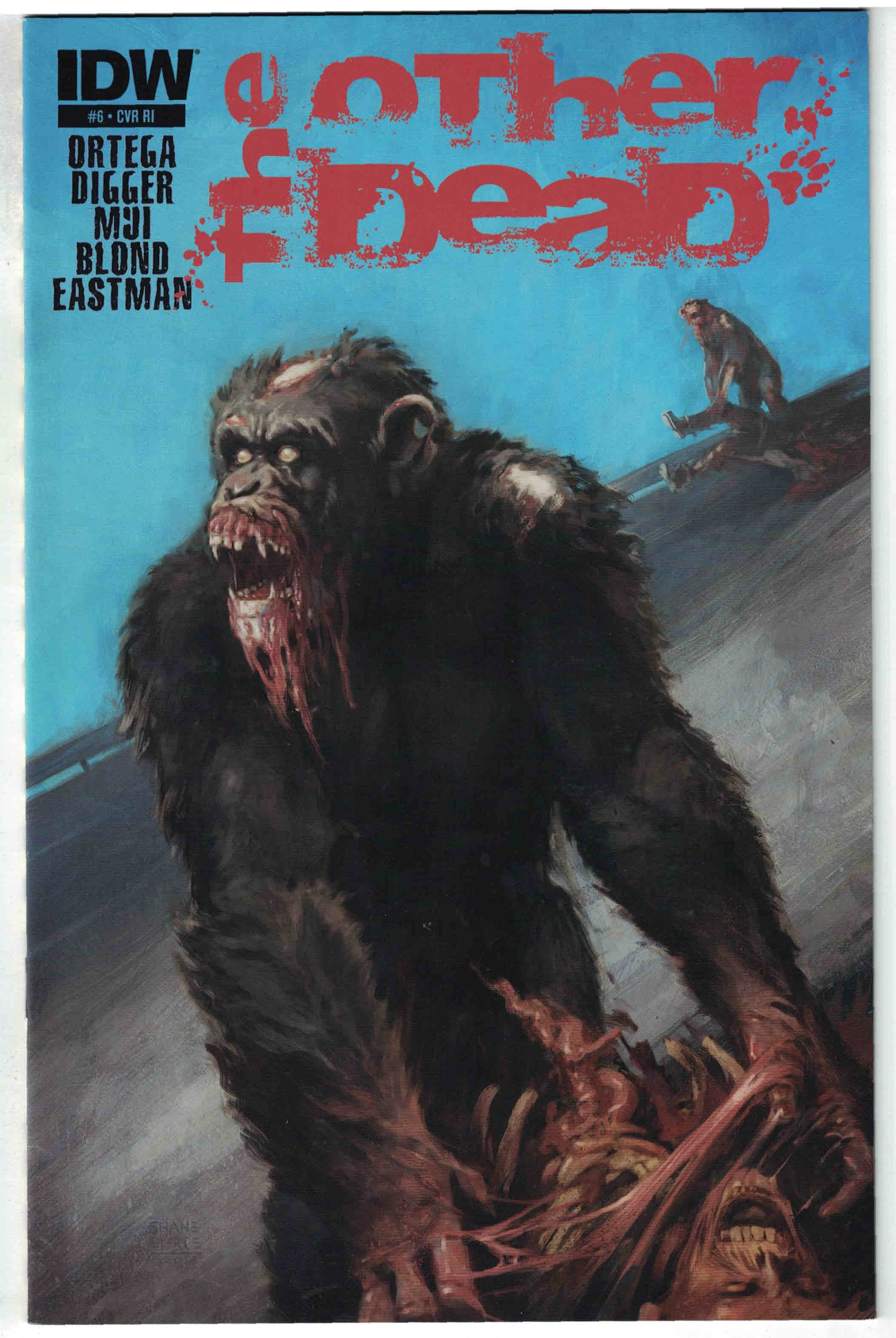 Other Dead #6 1:10 Shane Pierce Retailer Incentive Zombie Variant IDW 2013 VF