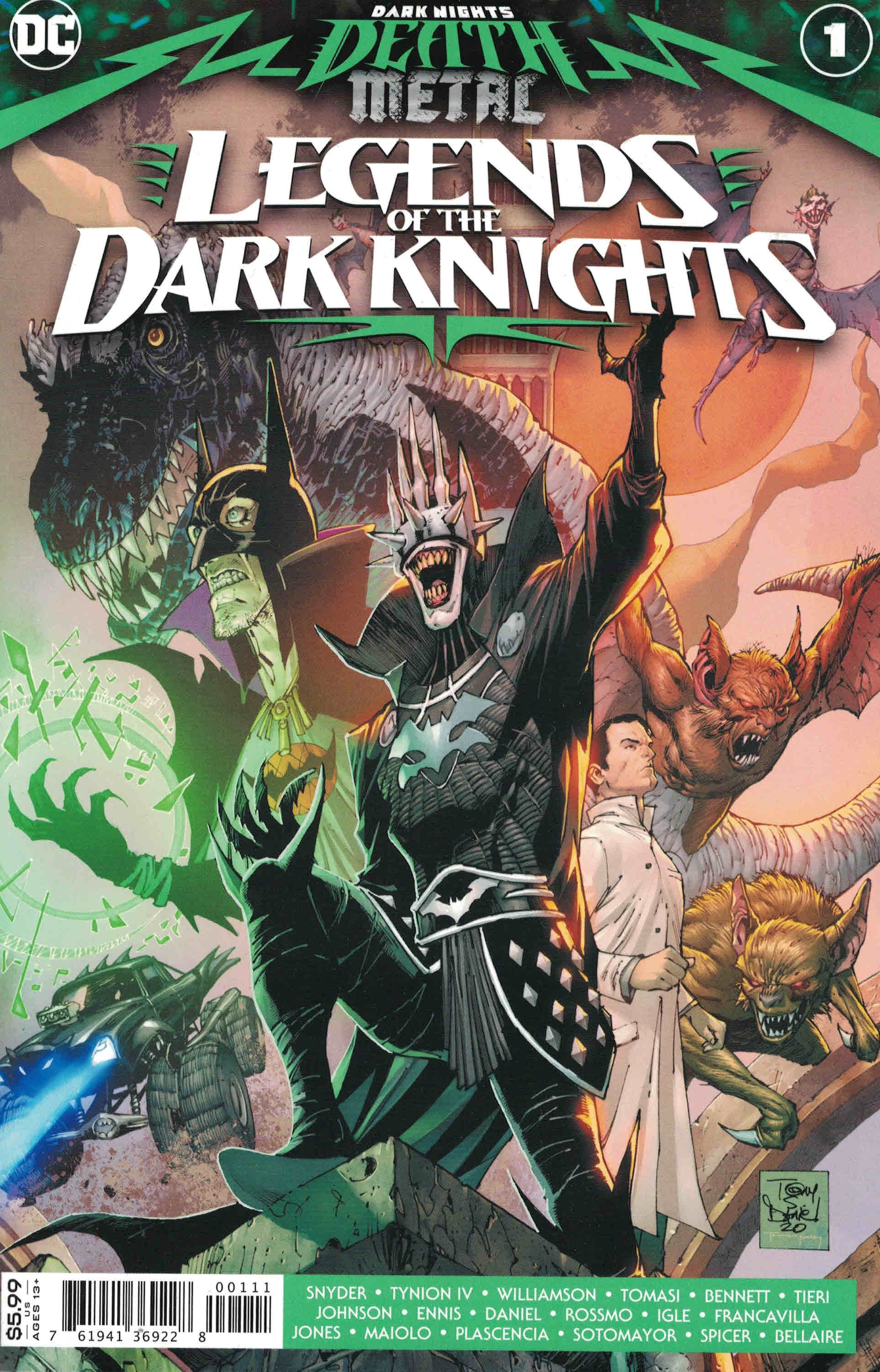 Dark Nights Death Metal Legends of Dark Knights #1 1st First Print Cover A 2020