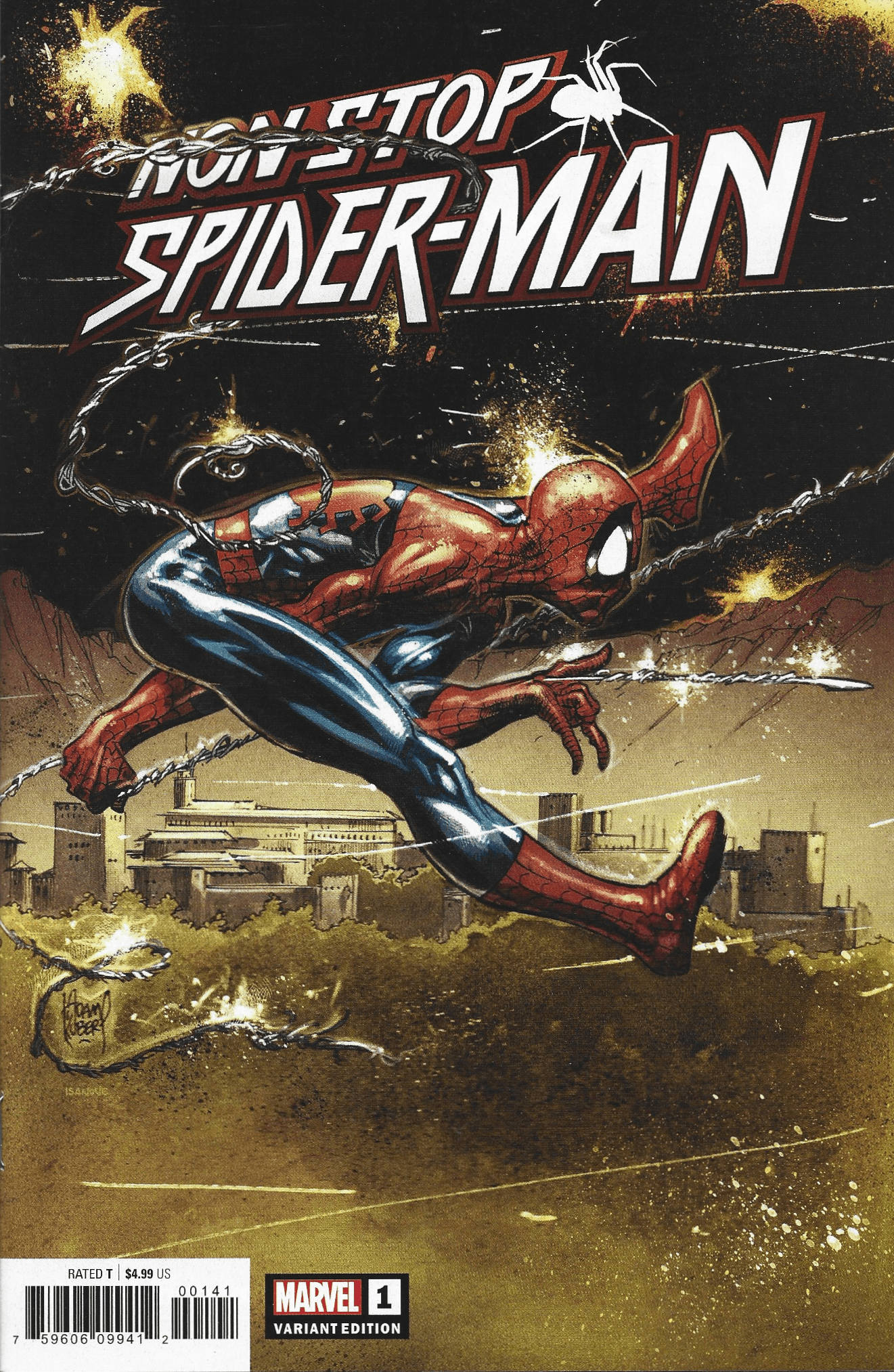 Non-Stop Spider-Man #1 1:50 Adam Kubert Variant Marvel 2021 Joe Kelly