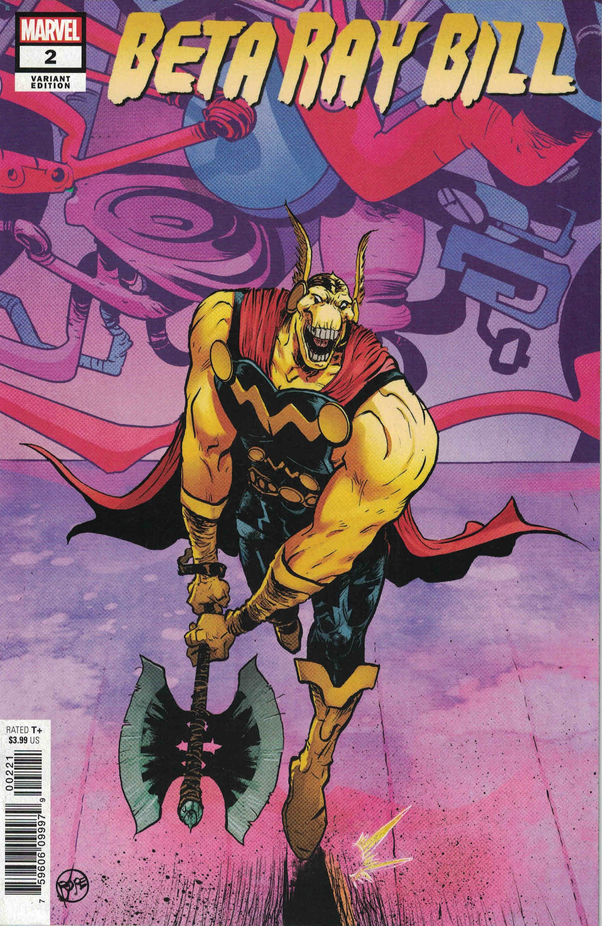 Beta Ray Bill #2 1:25 Paul Pope Variant Marvel 2021