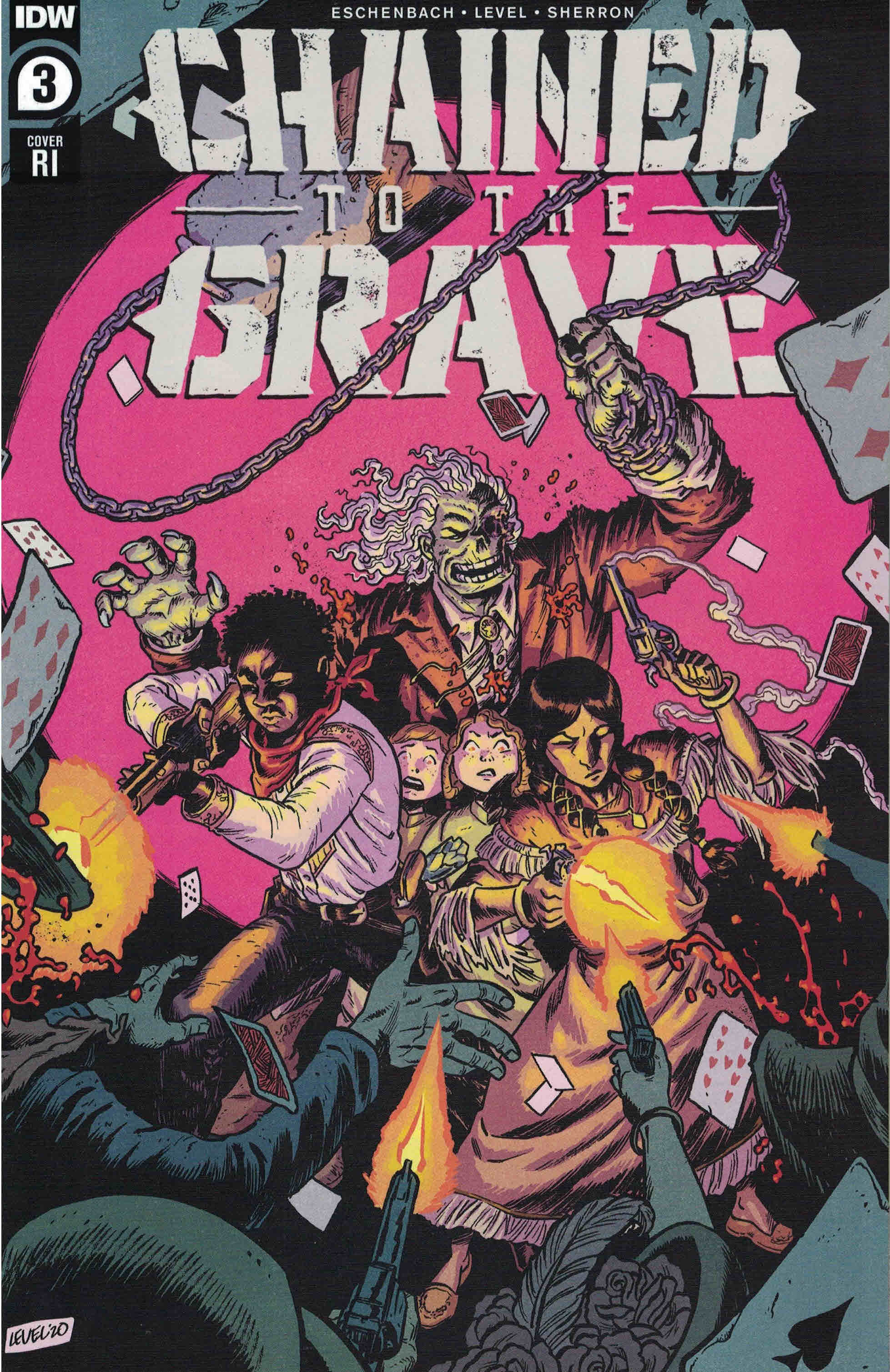 Chained to the Grave #3 1:10 Brian Level Variant IDW 2020