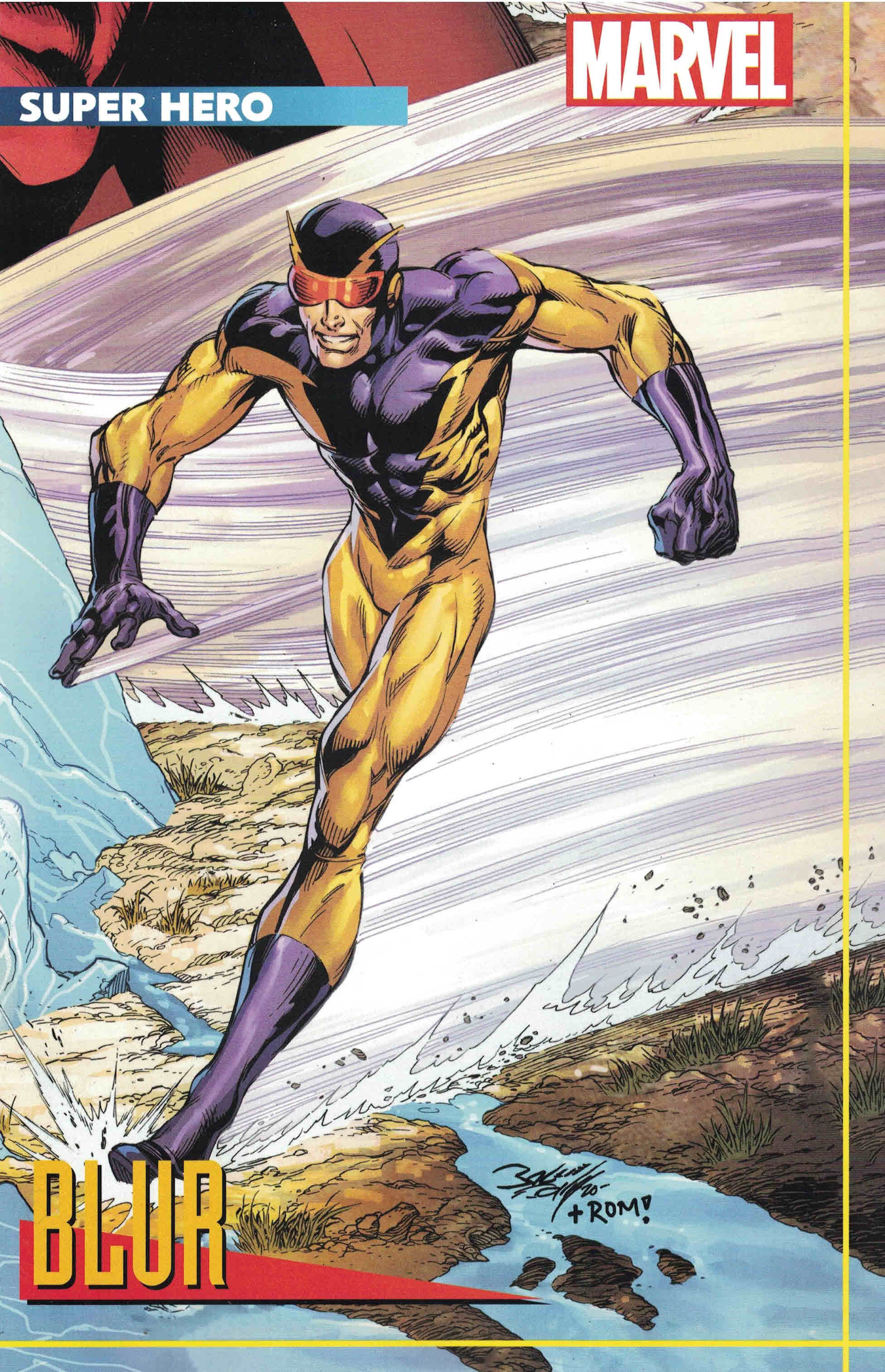 Heroes Reborn #3 Mark Bagley Blur Trading Card Variant Marvel 2021 Jason Aaron