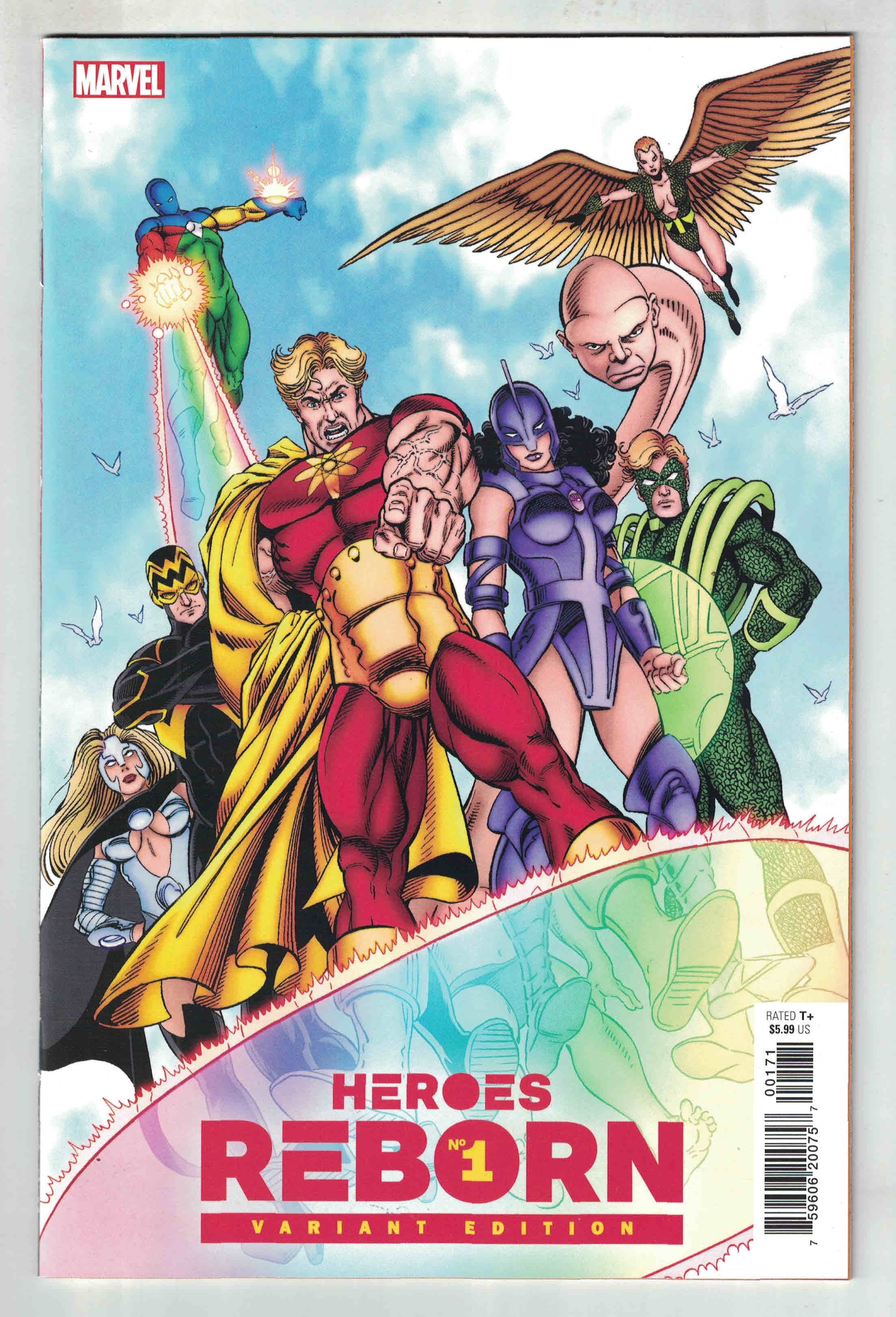 Heroes Reborn #1 1:100 George Perez Hidden Gem Variant Marvel 2021 VF/NM