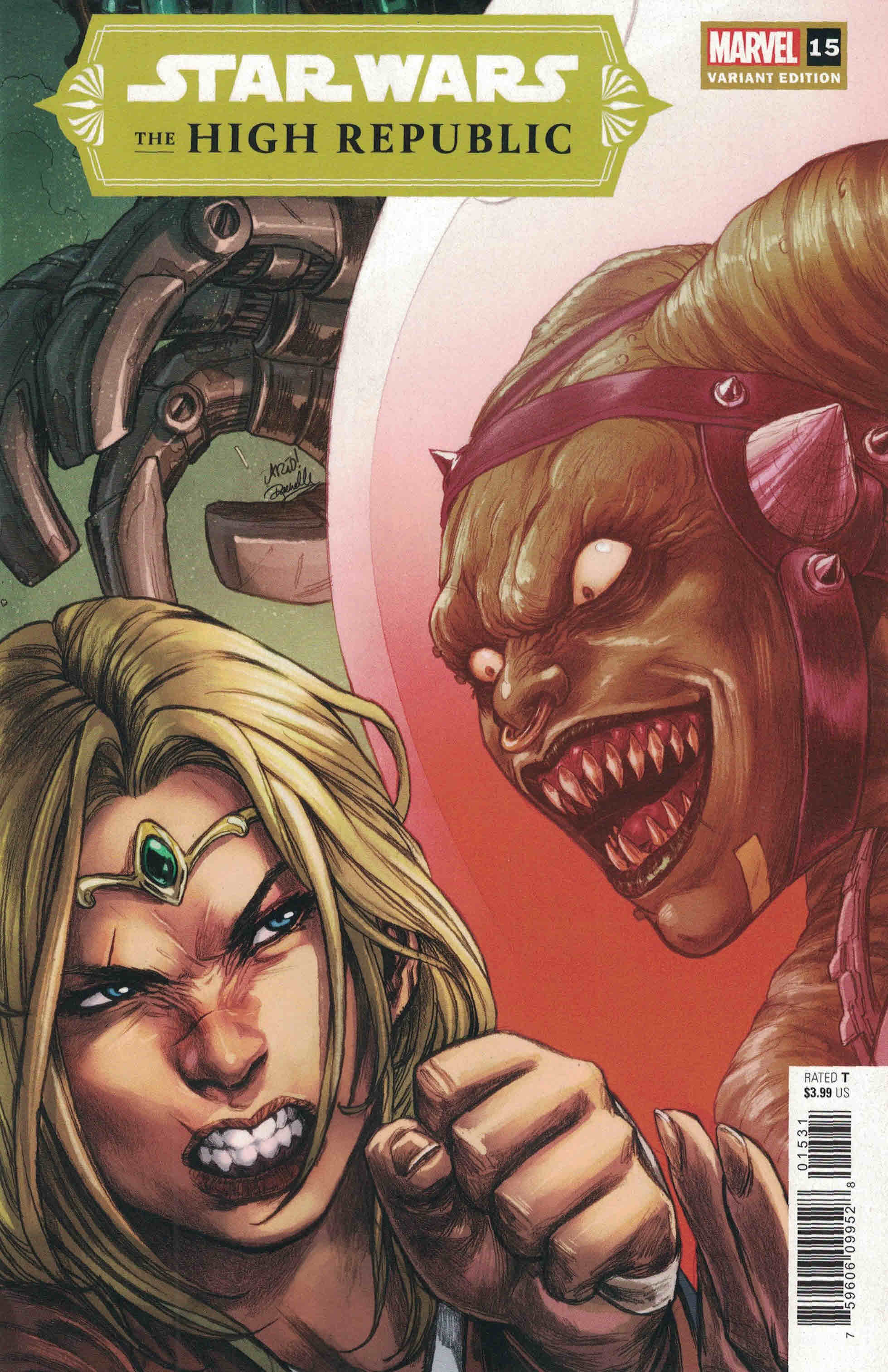 Star Wars High Republic #15 1:25 Anindito Variant Marvel 2021