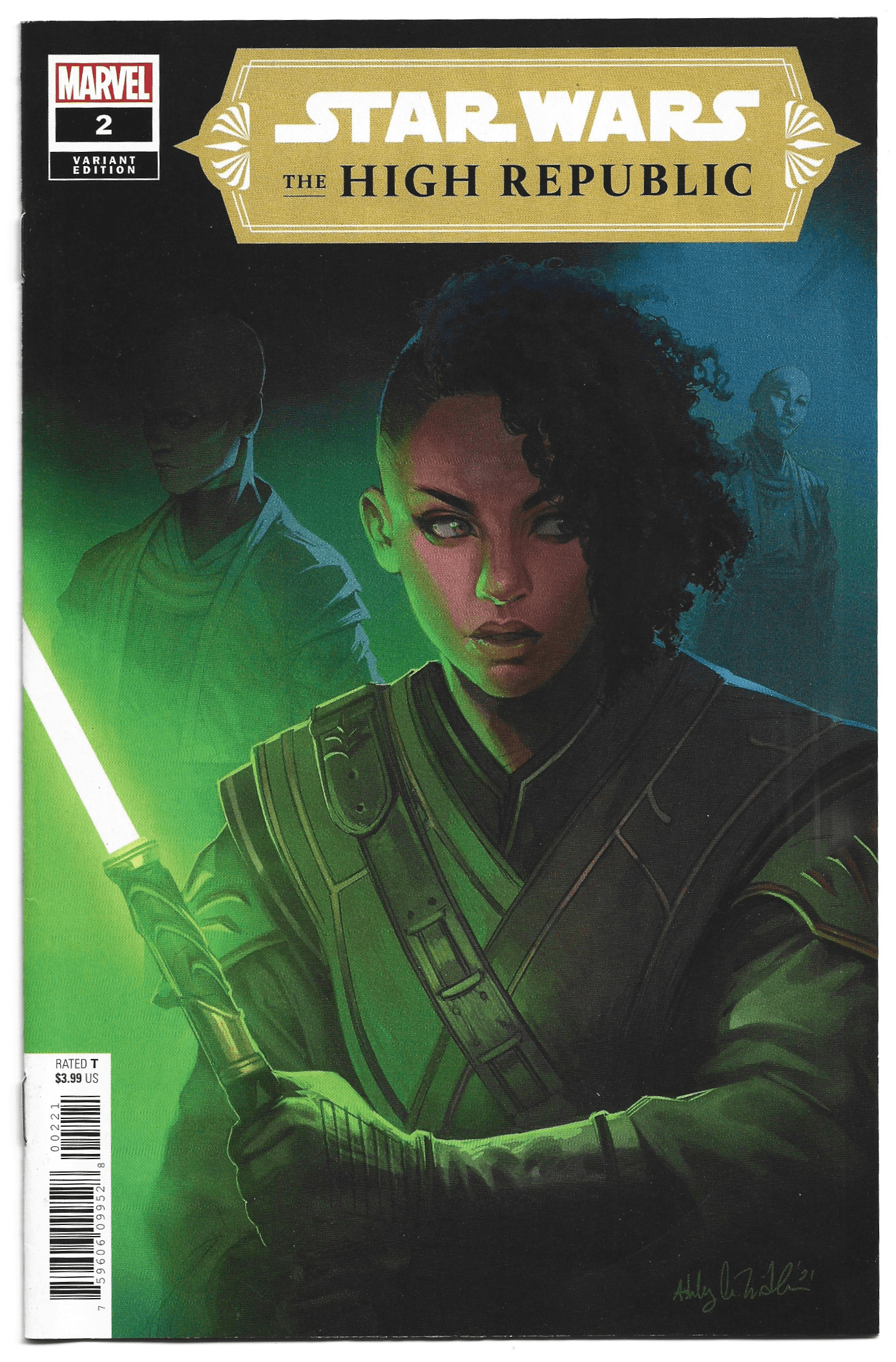 Star Wars High Republic #2 1:25 Ashley Witter Variant Marvel 2021 VF/NM