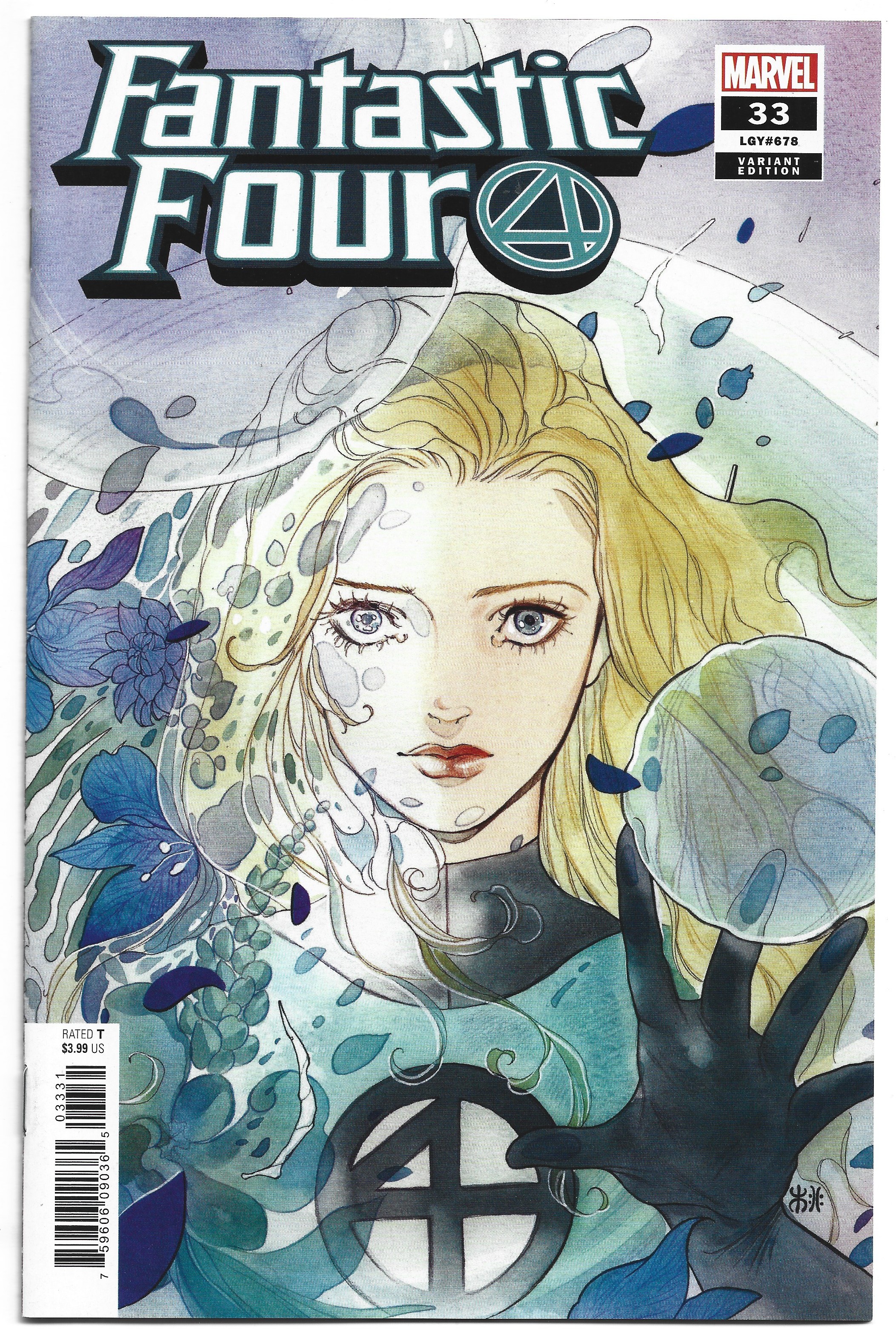 Fantastic Four #33 1:50 Peach Momoko Variant Invisible Woman Marvel 2018