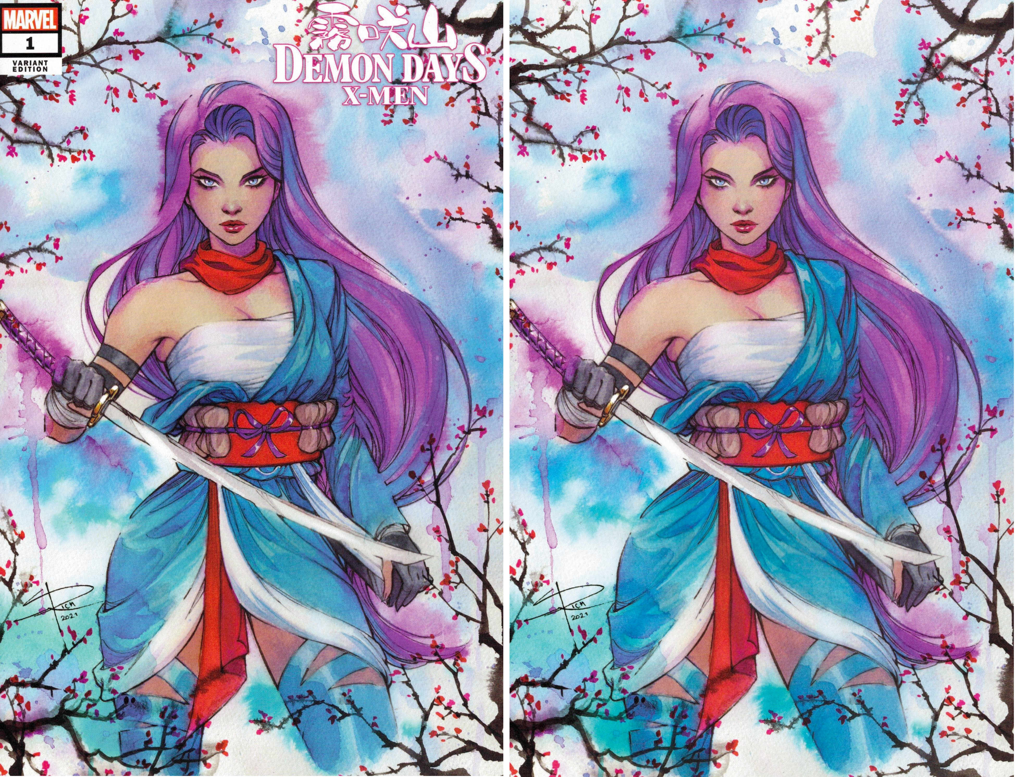 Demon Days X-Men #1 Sabine Rich Variant Trade Dress/Virgin SET Marvel 2021