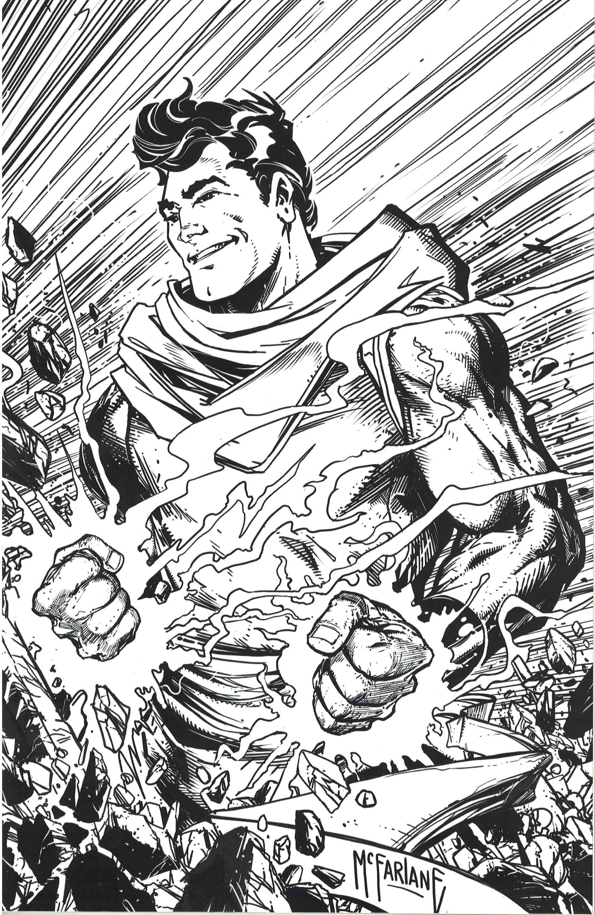 Fire Power #12 1:25 McFarlane B&W Virgin Variant Image 2020