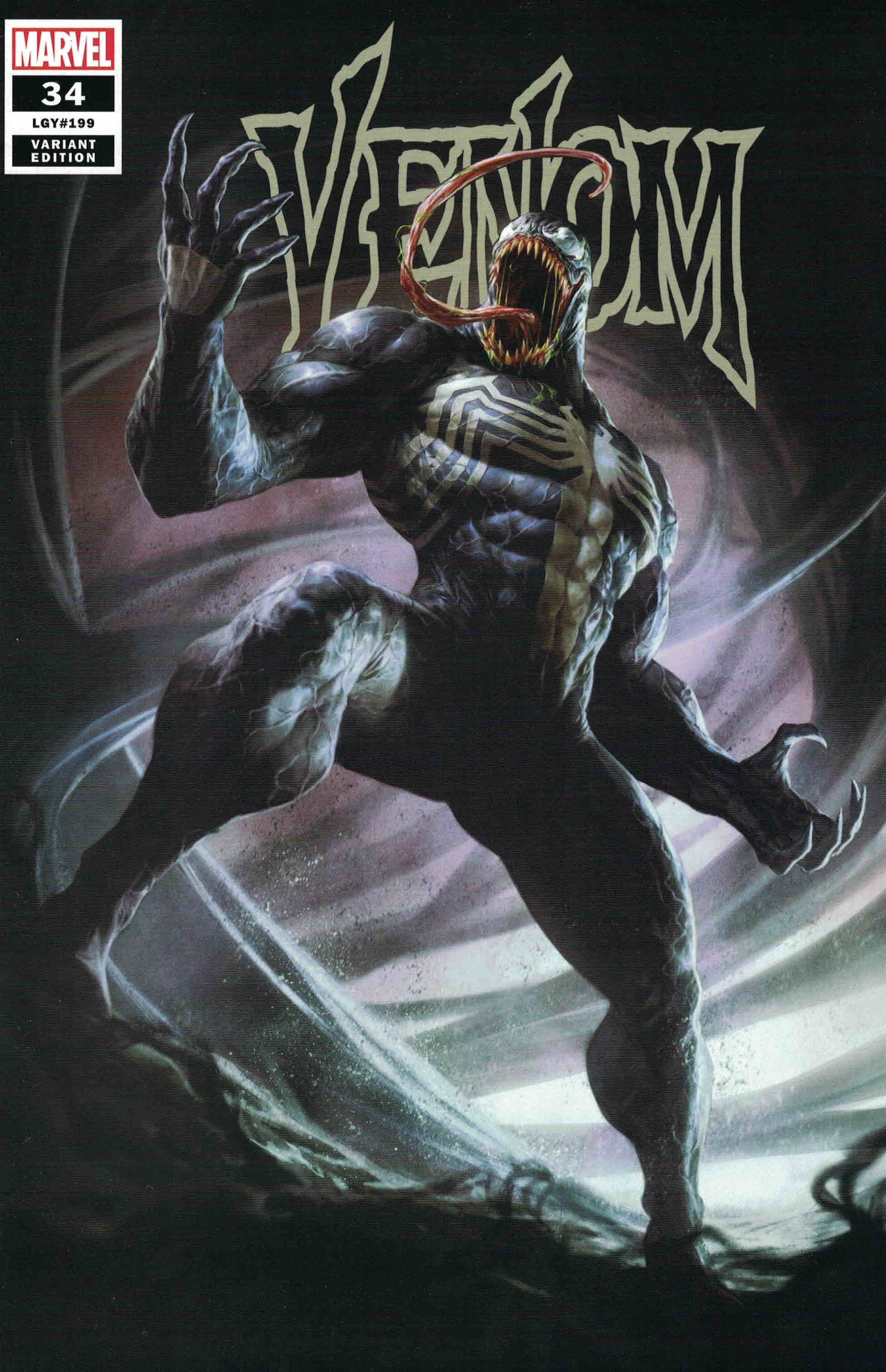 Venom #34 Dave Rapoza Unknown Comics Exclusive Variant Marvel 2018 Donny Cates