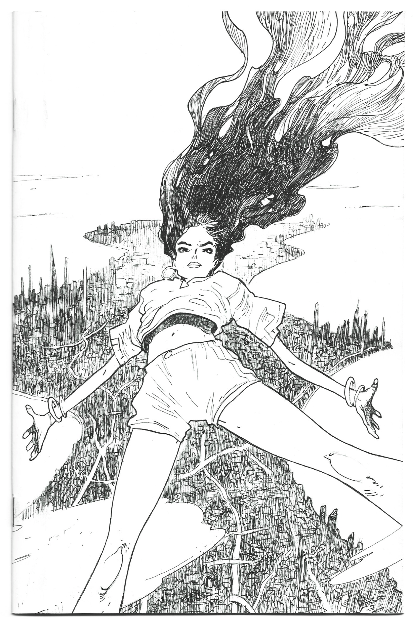 Many Deaths of Laila Starr #1 2nd Print Andrade B&W Virgin Variant Boom VF/NM
