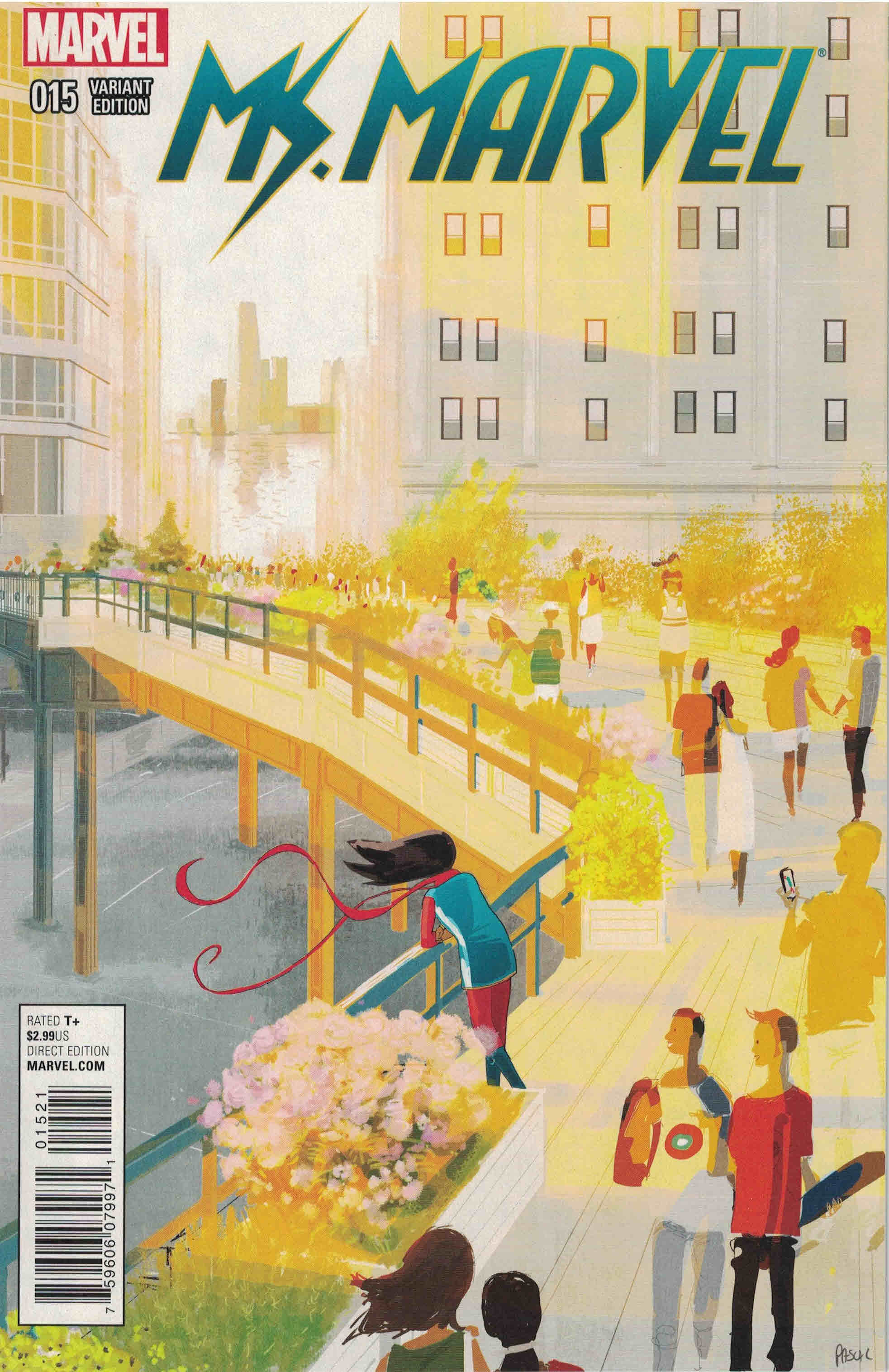 Ms Marvel #15 NYC Campion Variant Marvel 2014