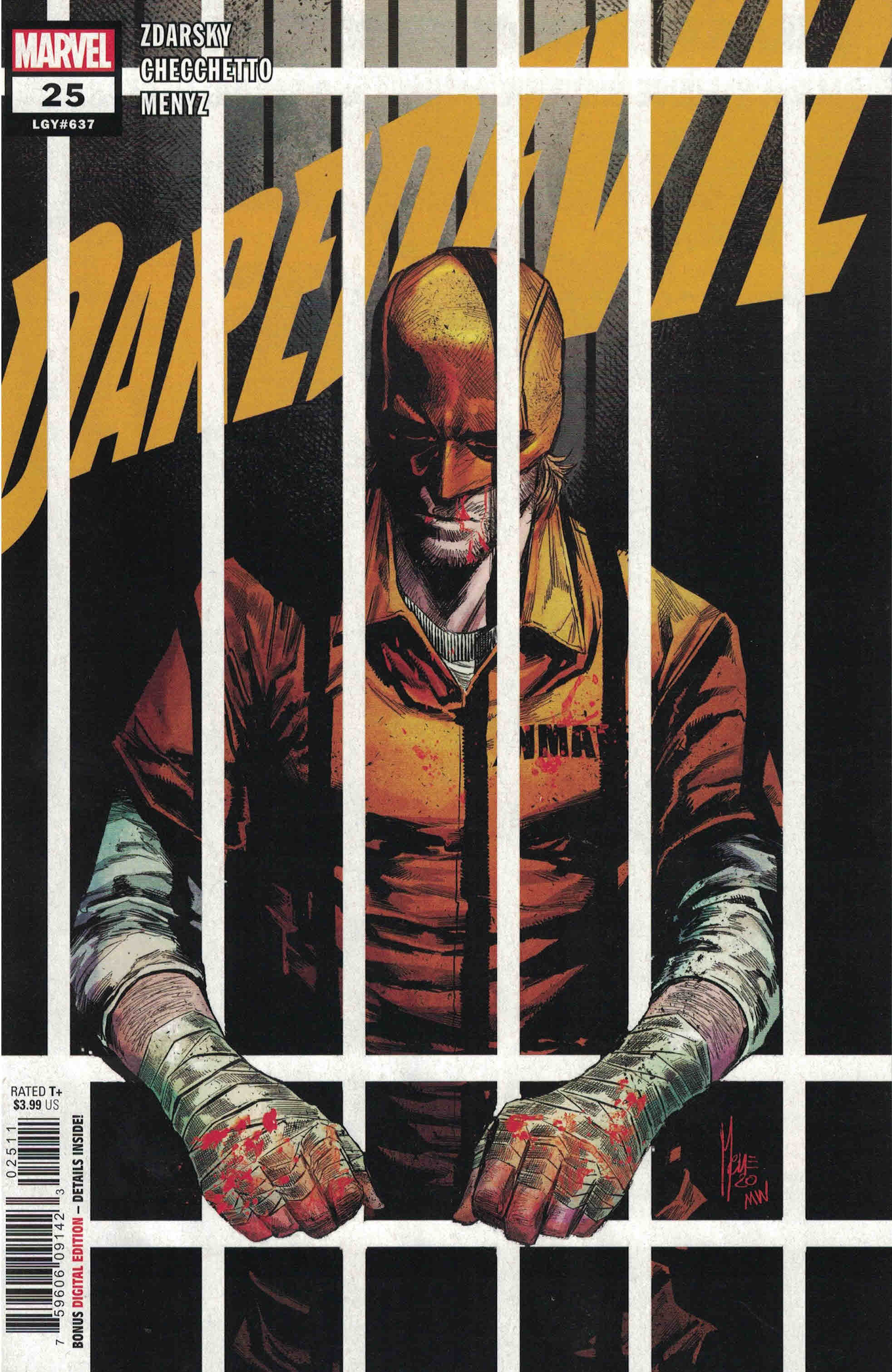 Daredevil #25 1st Print Cover A Checchetto Elektra Marvel 2019