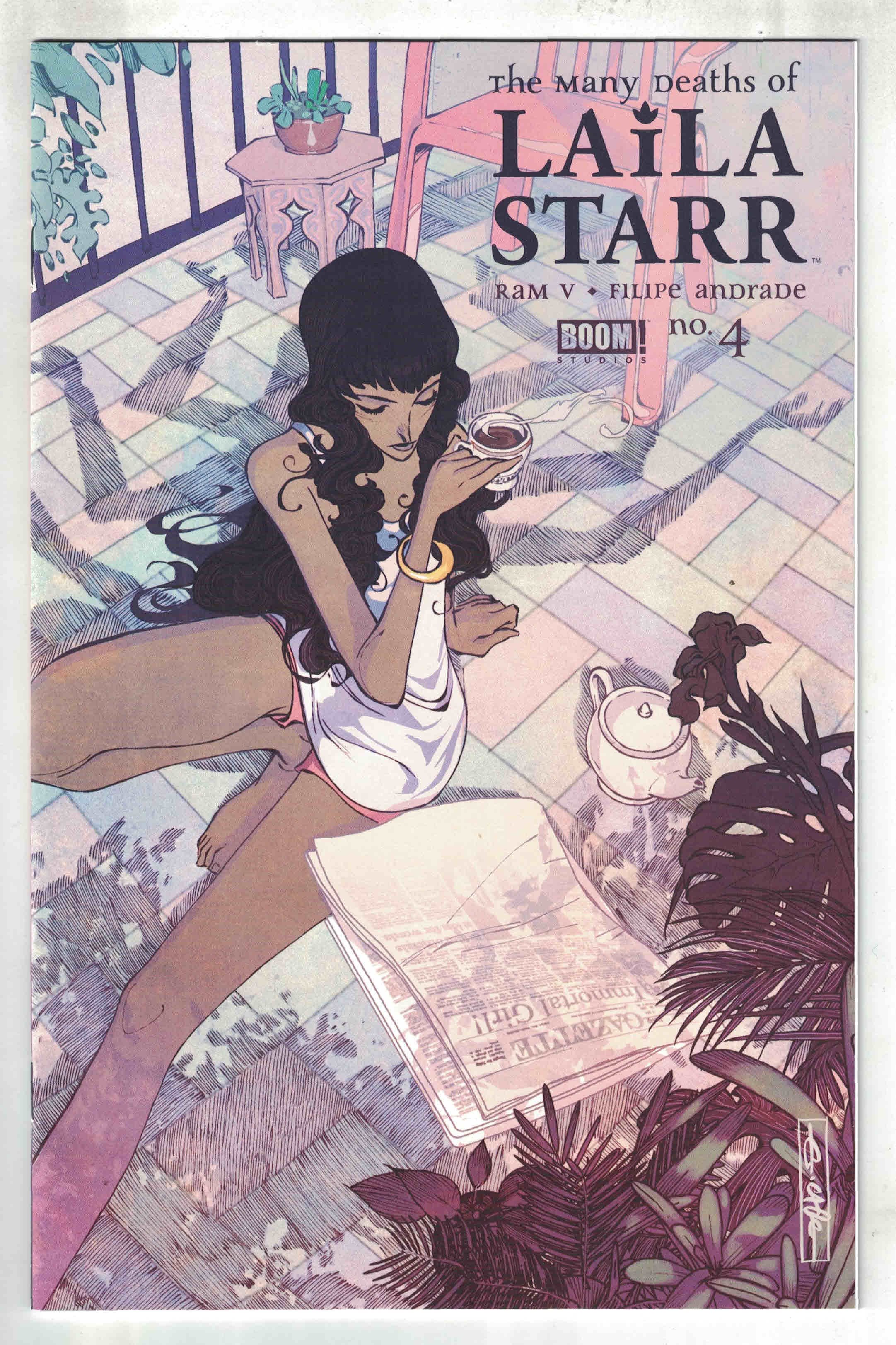 Many Deaths of Laila Starr #4 1:25 Cagle Variant Ram V Boom 2021 VF/NM