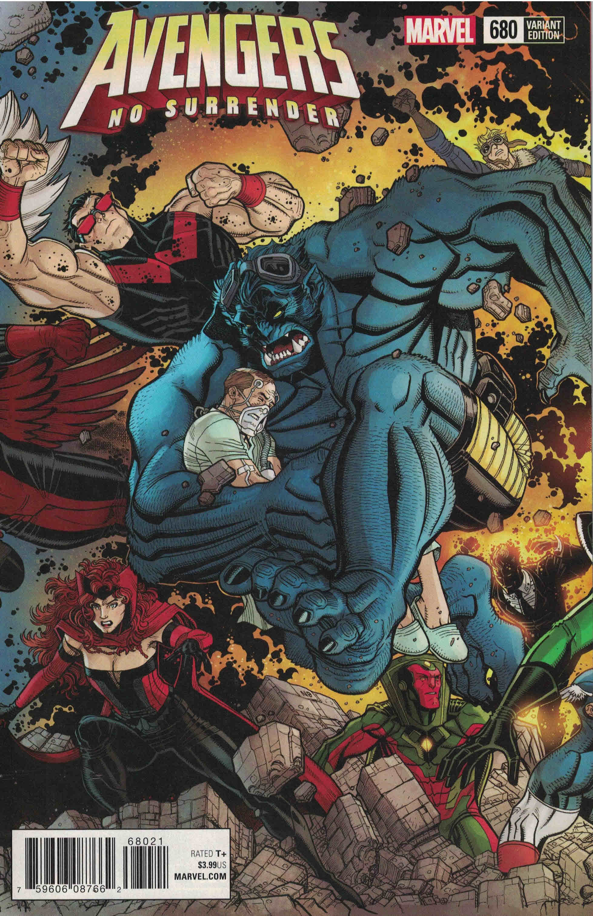 Avengers #680 1:25 Bradshaw Connecting Variant Marvel No Surrender 2017