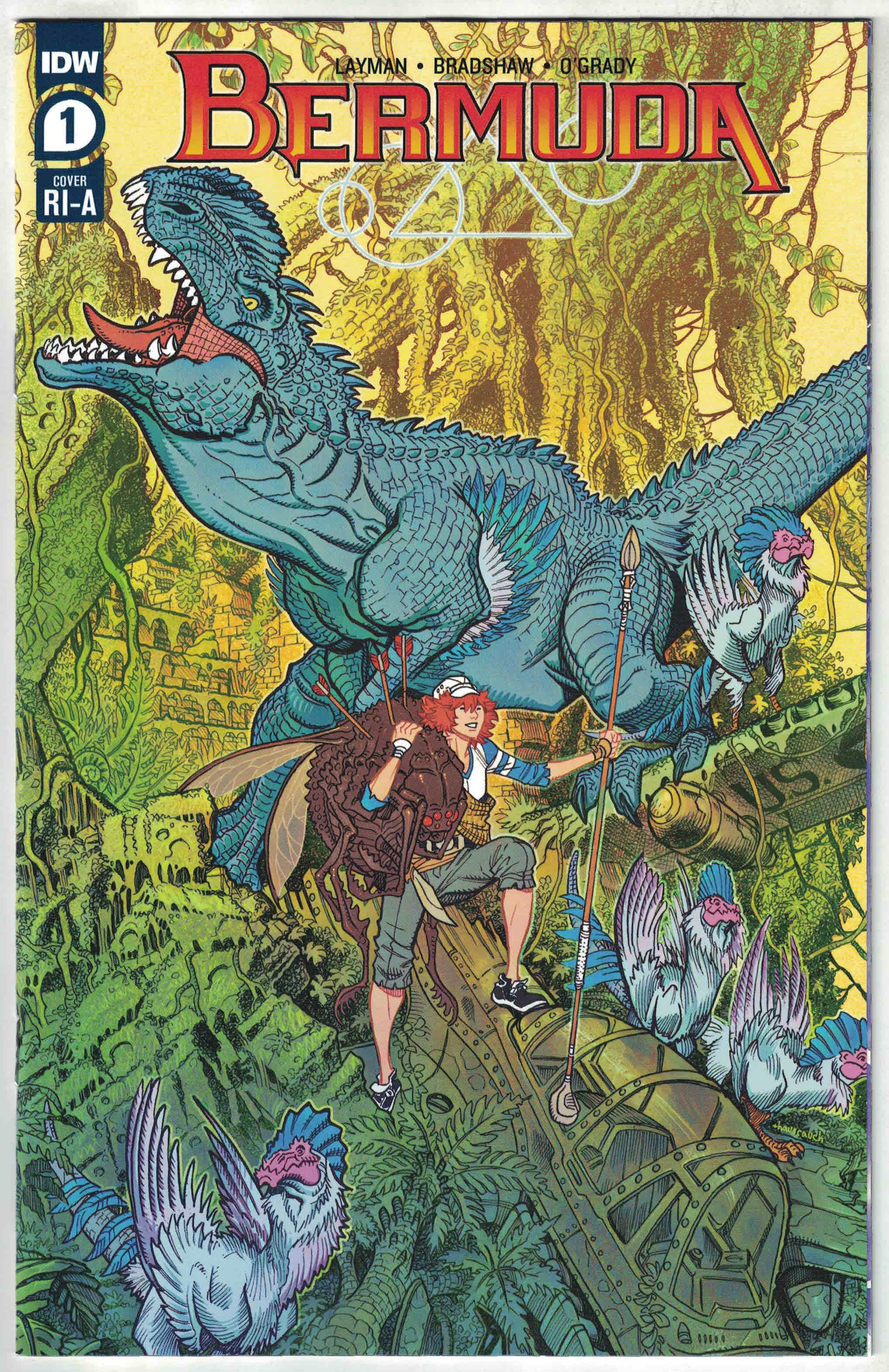 Bermuda #1 1:10 Nick Bradshaw Variant IDW 2020 John Layman NM-