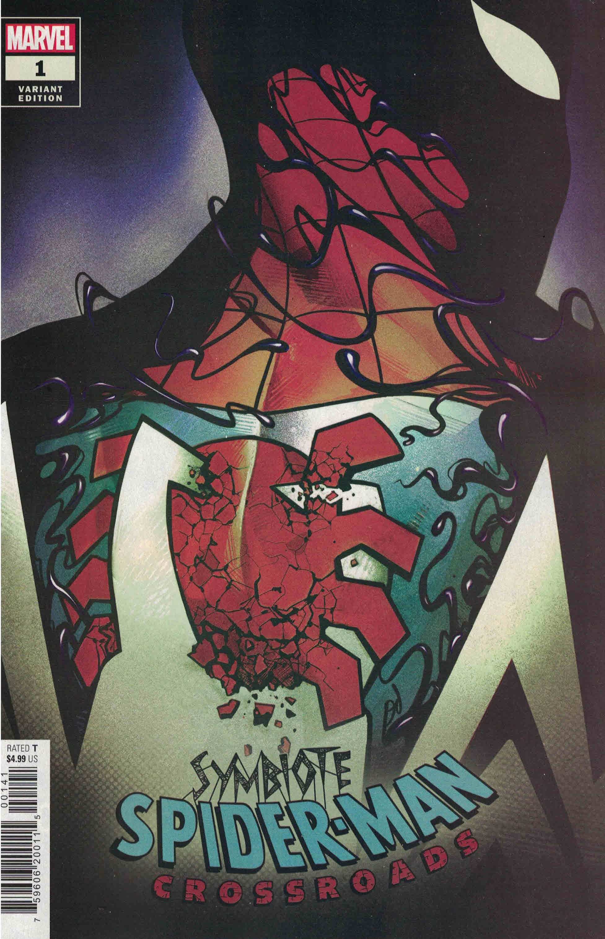 Symbiote Spider-Man Crossroads #1 1:25 Mike Del Mundo Variant Marvel 2021