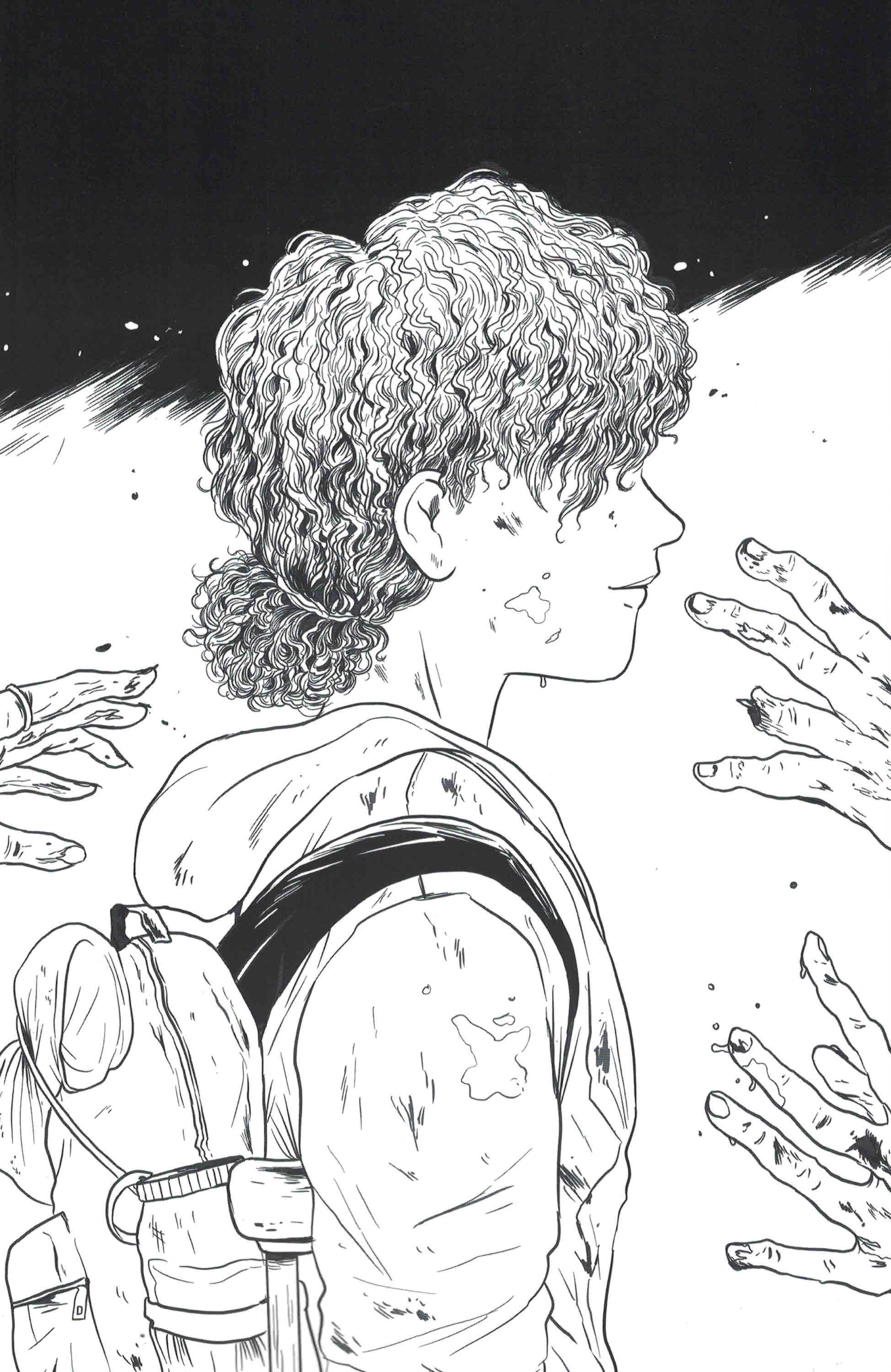 Skybound X #1 1:10 Walden B&W Sketch Variant Image 2021 Kirkman