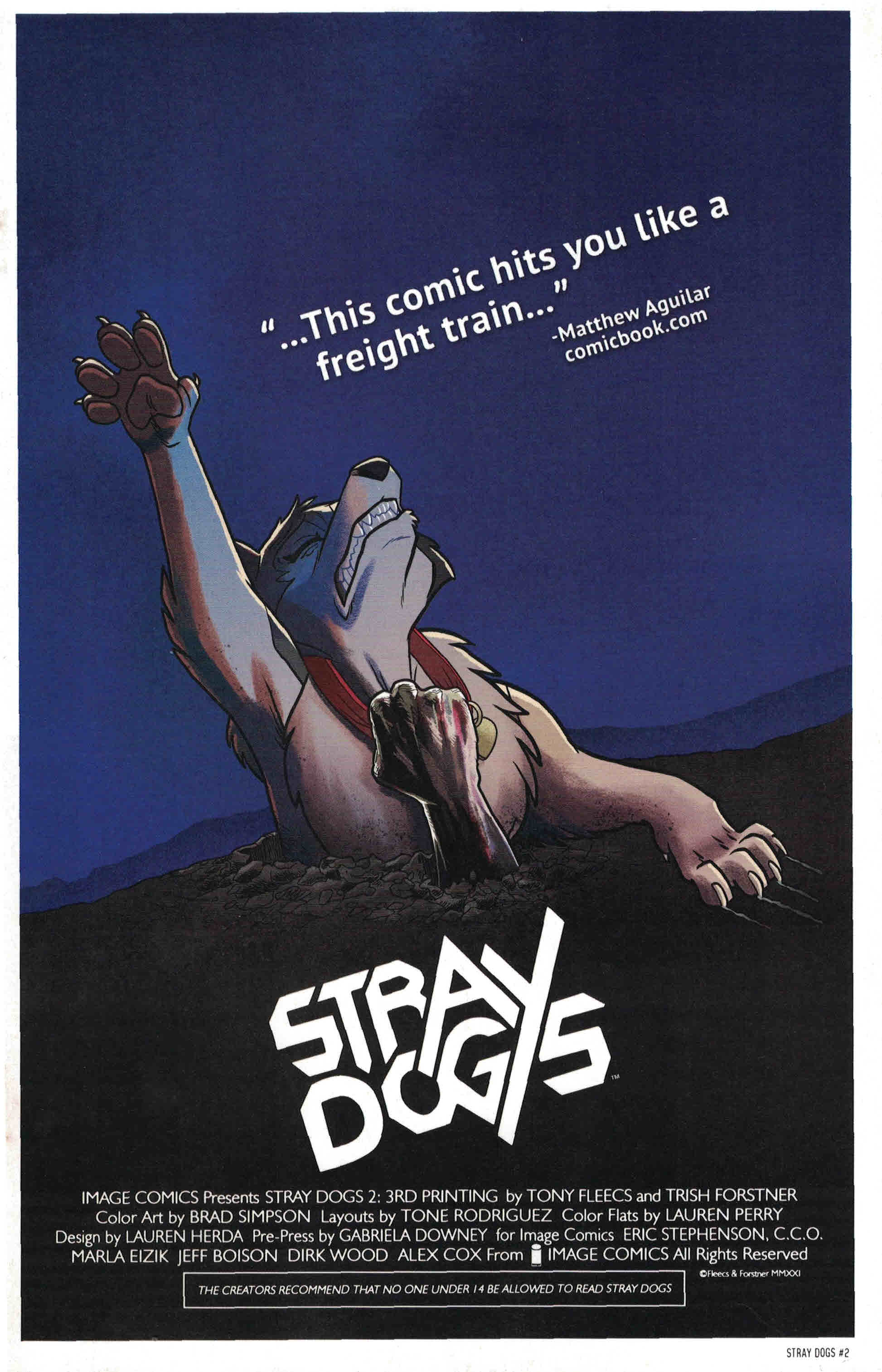 Stray Dogs #2 3rd Print Fleecs & Forstner Evil Dead Variant Image 2021