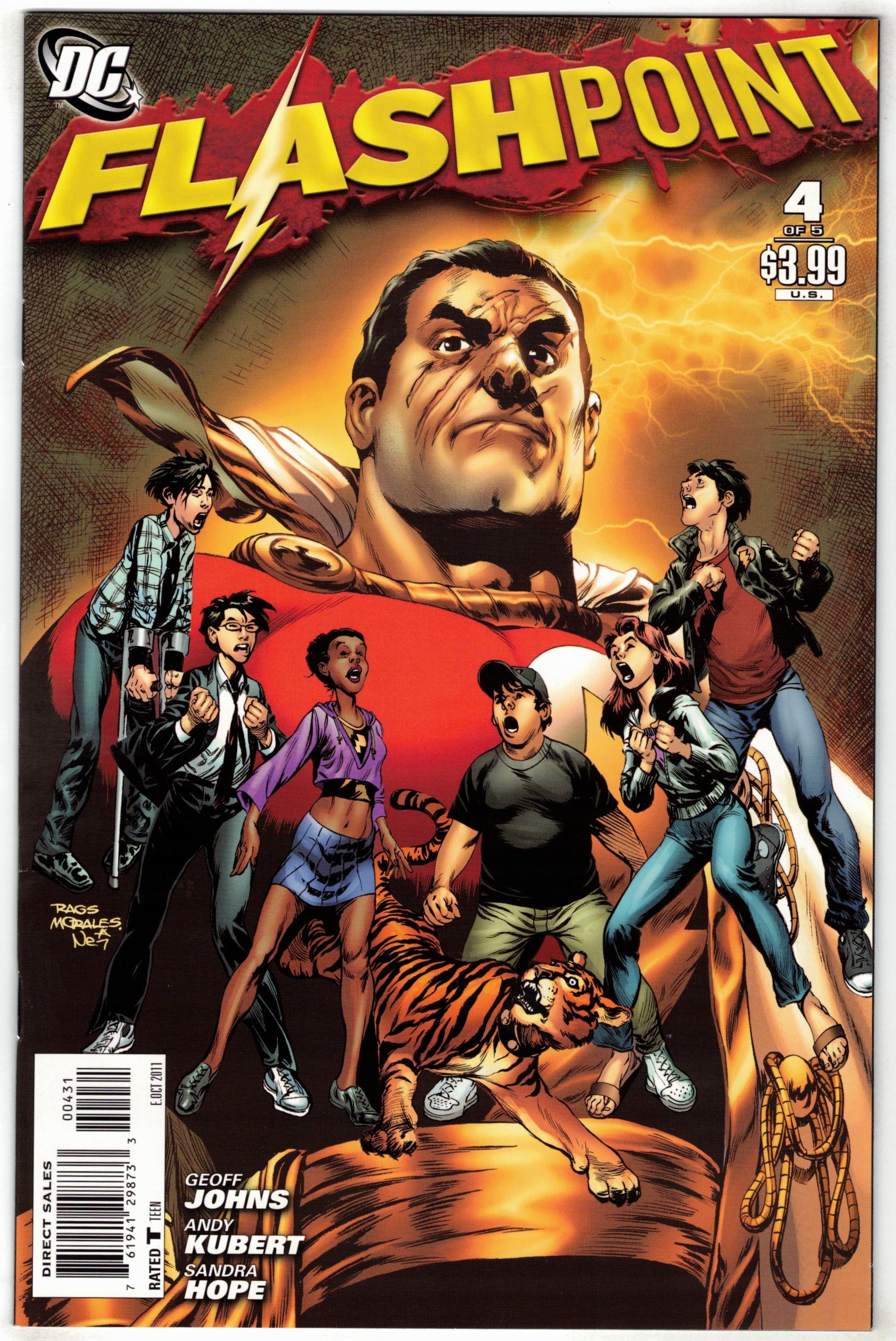 Flashpoint #4 Rags Morales Variant DC 2011 Geoff Johns VF/NM