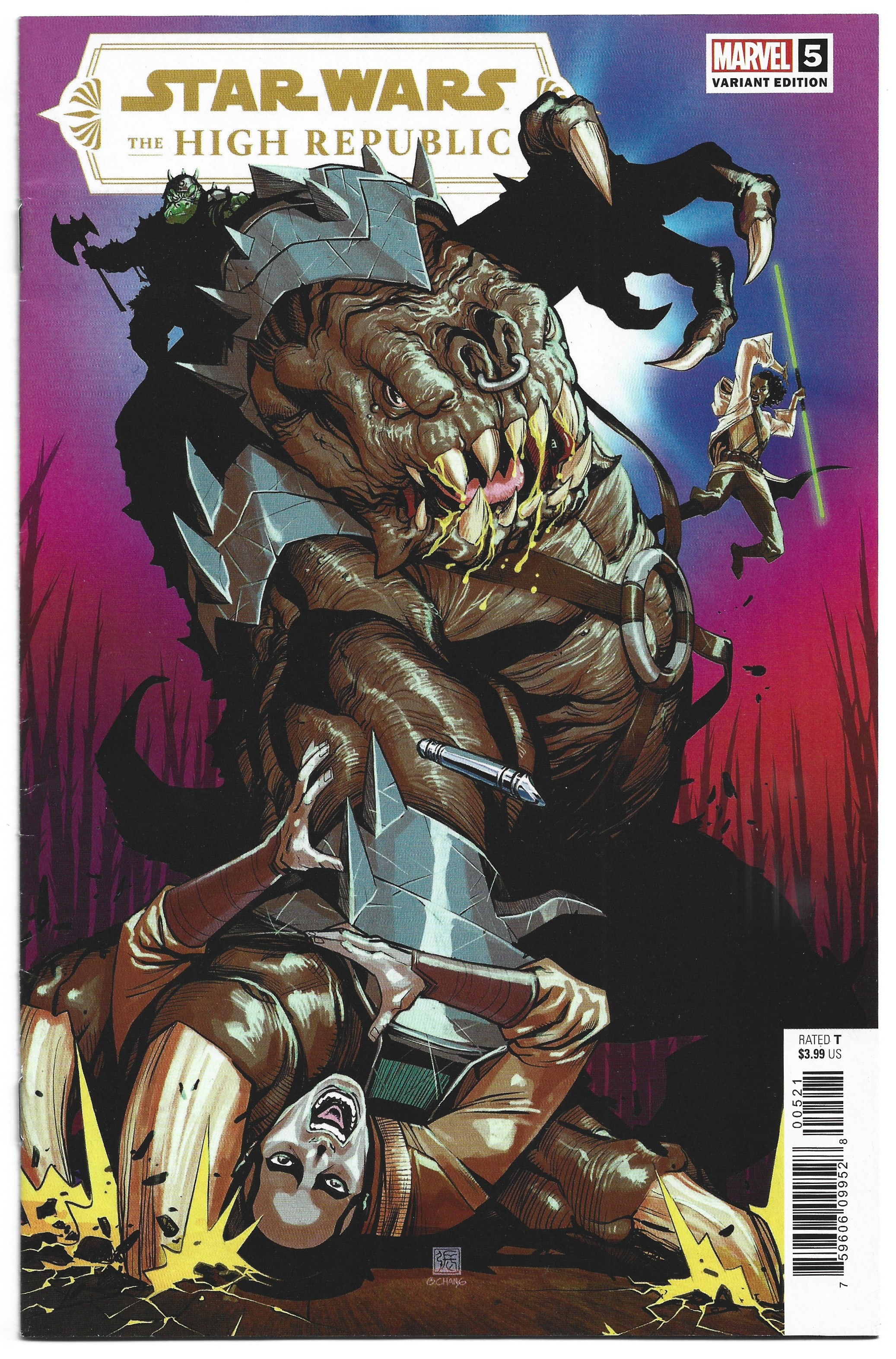 Star Wars High Republic #5 1:25 Bernard Chang Variant Marvel 2021 VF/NM