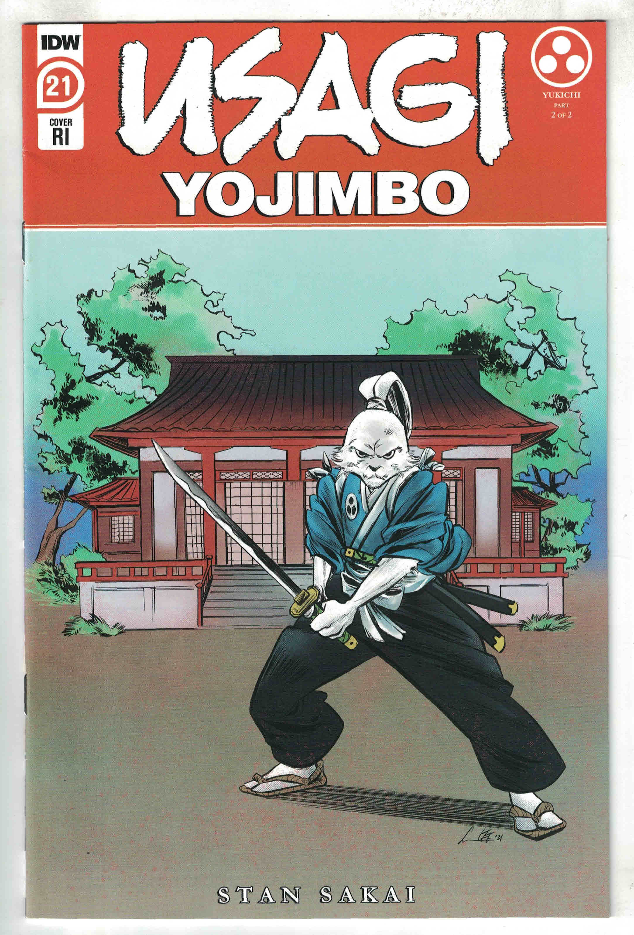Usagi Yojimbo #21 1:10 Soo Lee Variant IDW 2019 Stan Sakai VF