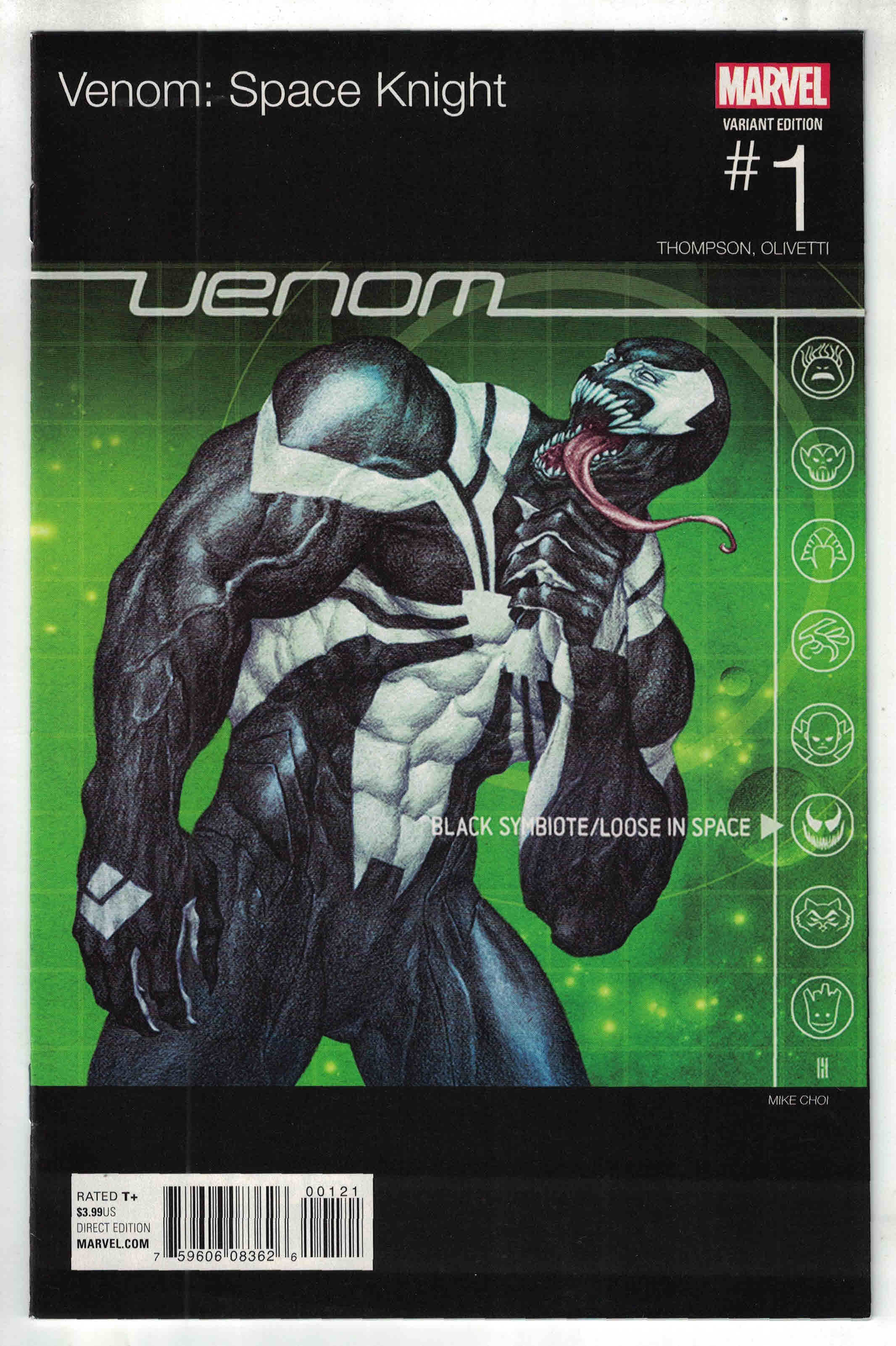 Venom Space Knight 1 Mike Choi Hip Hop Variant Marvel 15 Vf Nm Ultimate Comics